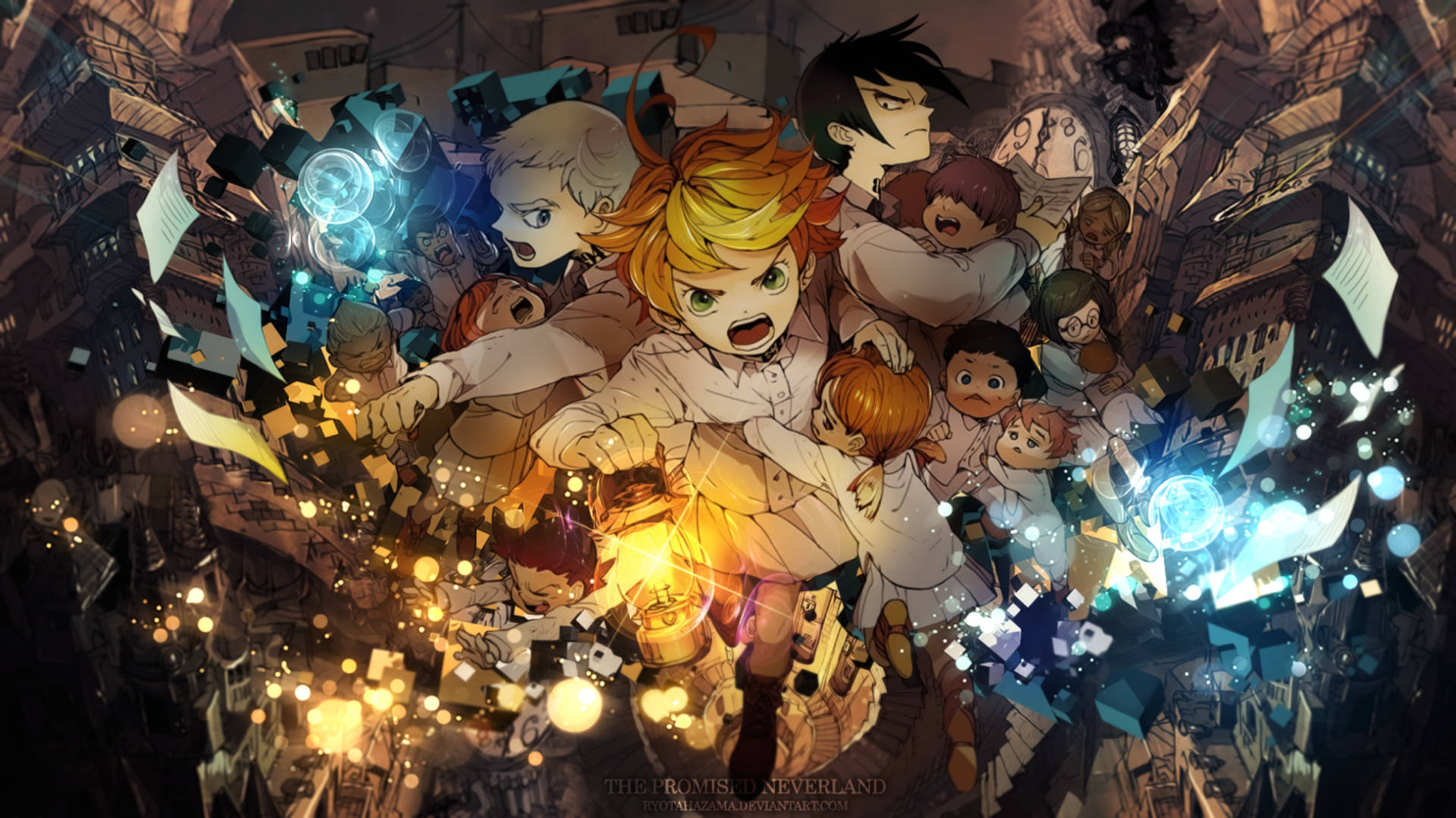 The Promised Neverland Book Cover Background