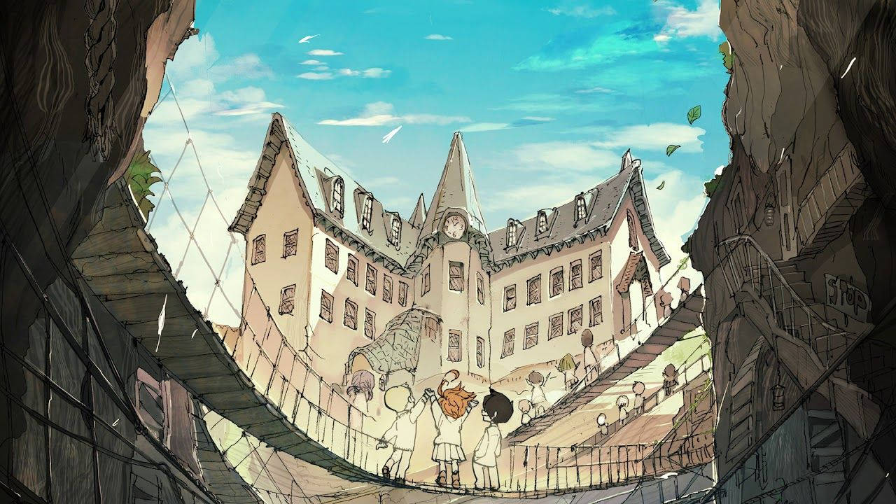 The Promised Neverland Grace Field Orphanage Background