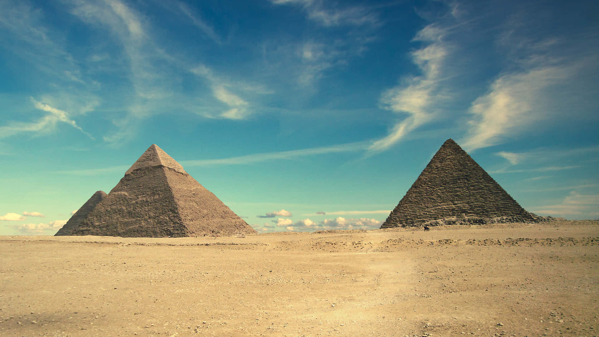 The Pyramids In Giza Eypt