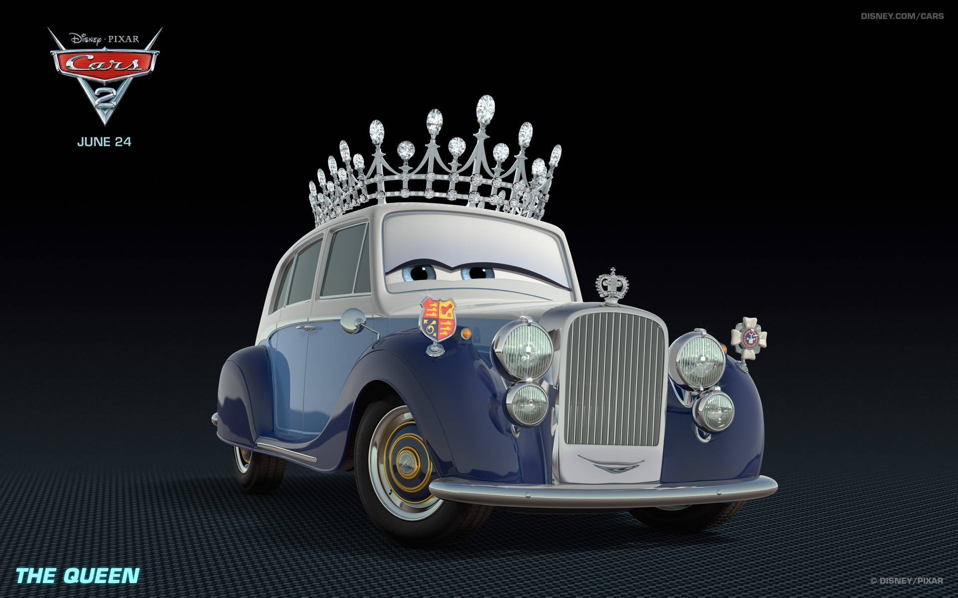 The Queen From Disney Pixar's Cars 2 Background