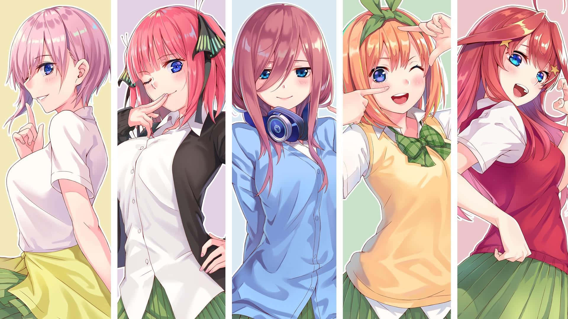 The Quintessential Quintuplets In Casual Clothes