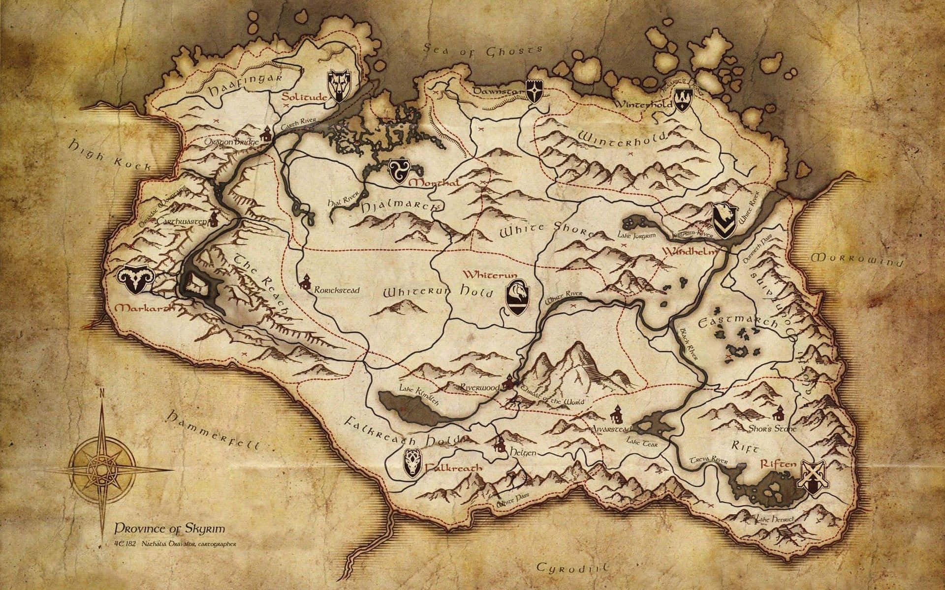 The Realm Of Westeros As Seen In The Hbo Series Game Of Thrones Background