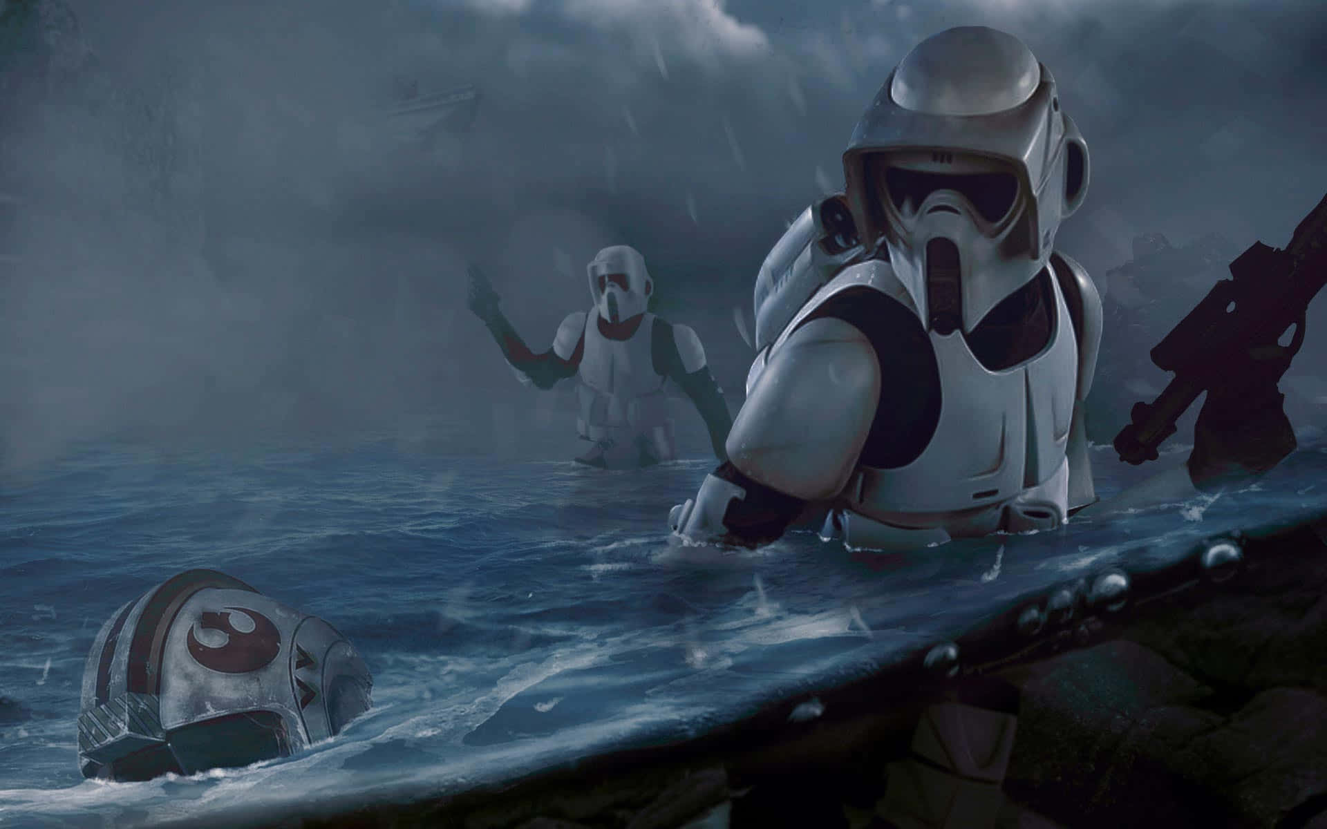 The Rebellion Against The Empire Begins Background