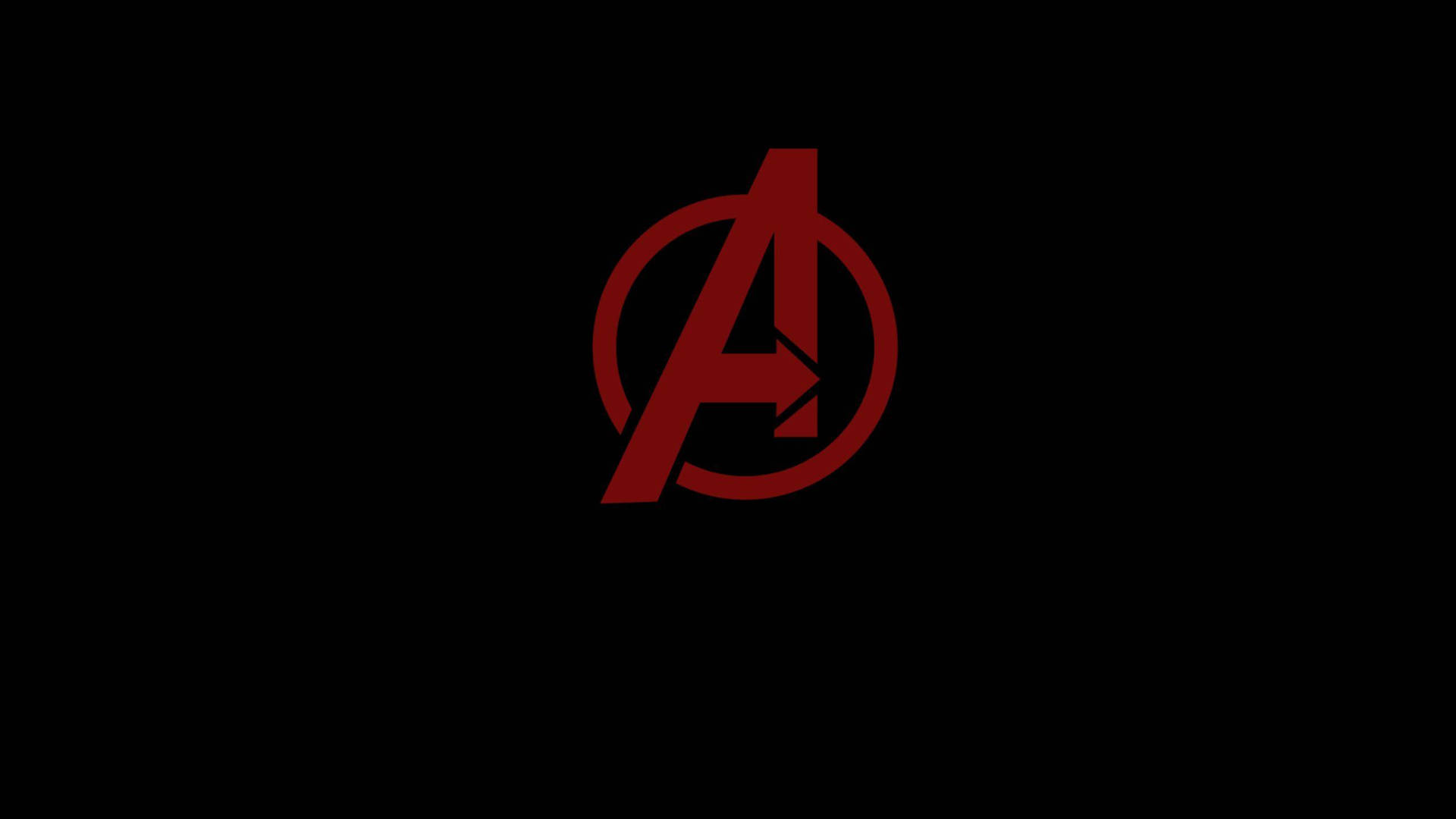 The Red Avengers Logo Background