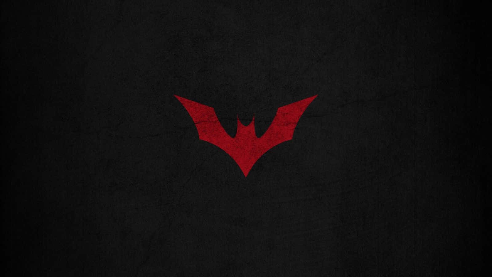 The Red Batman Logo Standing Tall Background