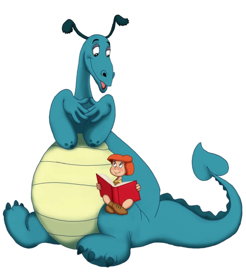The Reluctant Dragon And Child Background