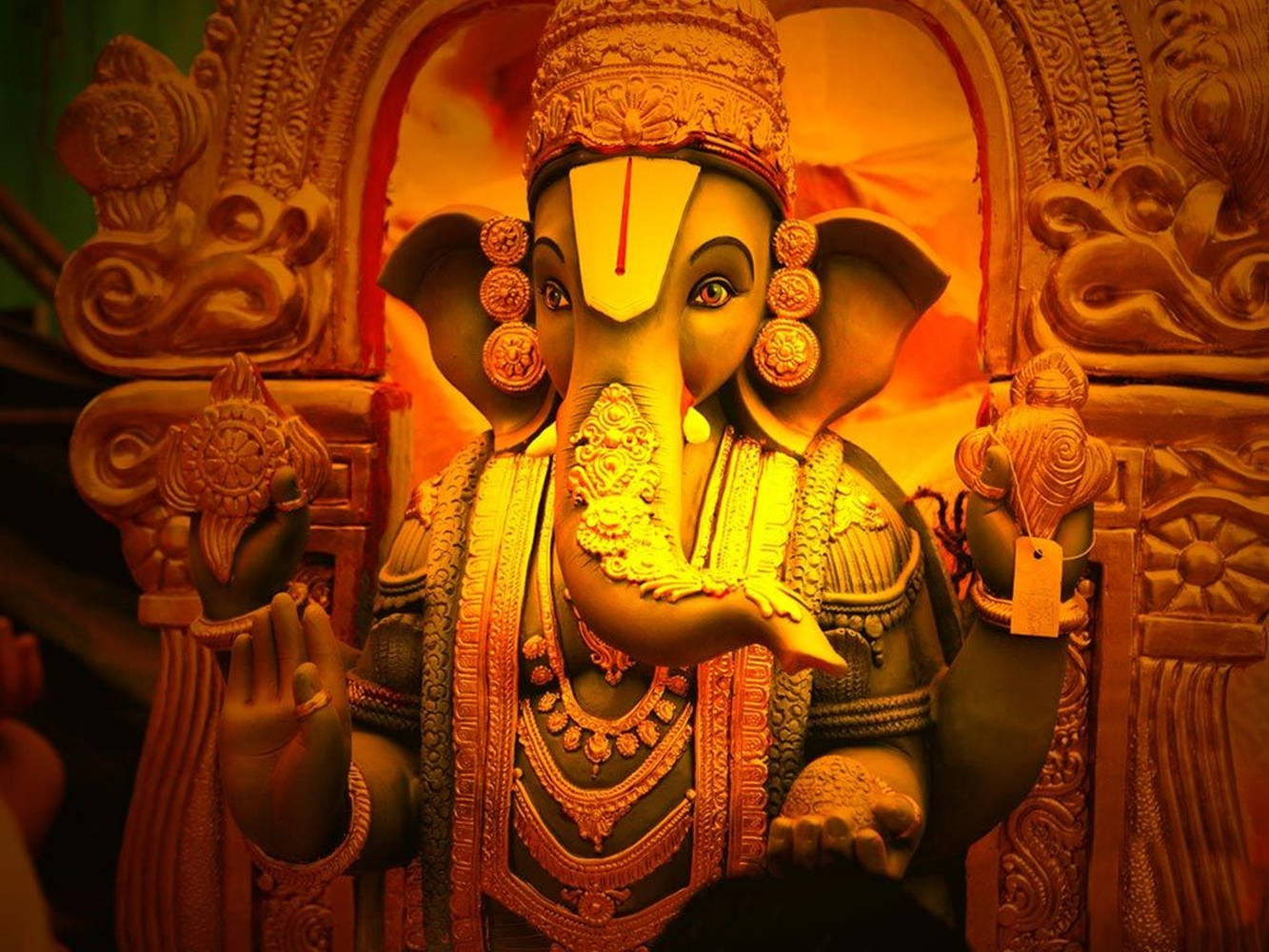 The Remover Of Obstacles Lord Ganesh Desktop Background