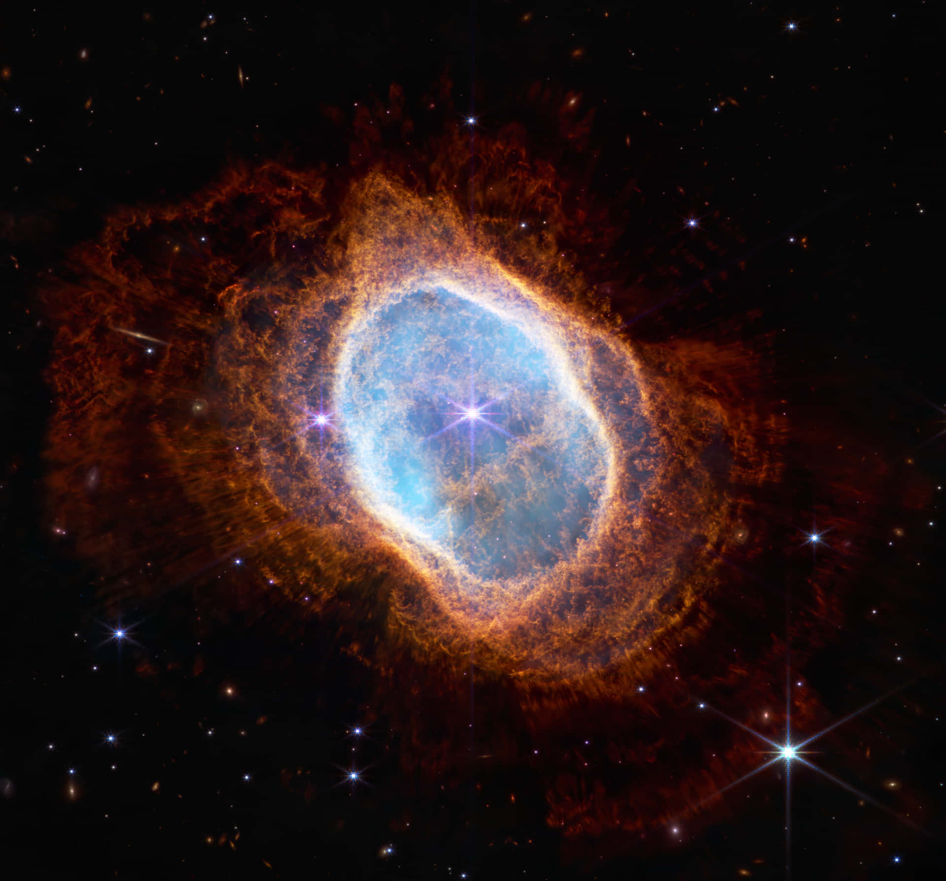 The Ring Nebula In Space