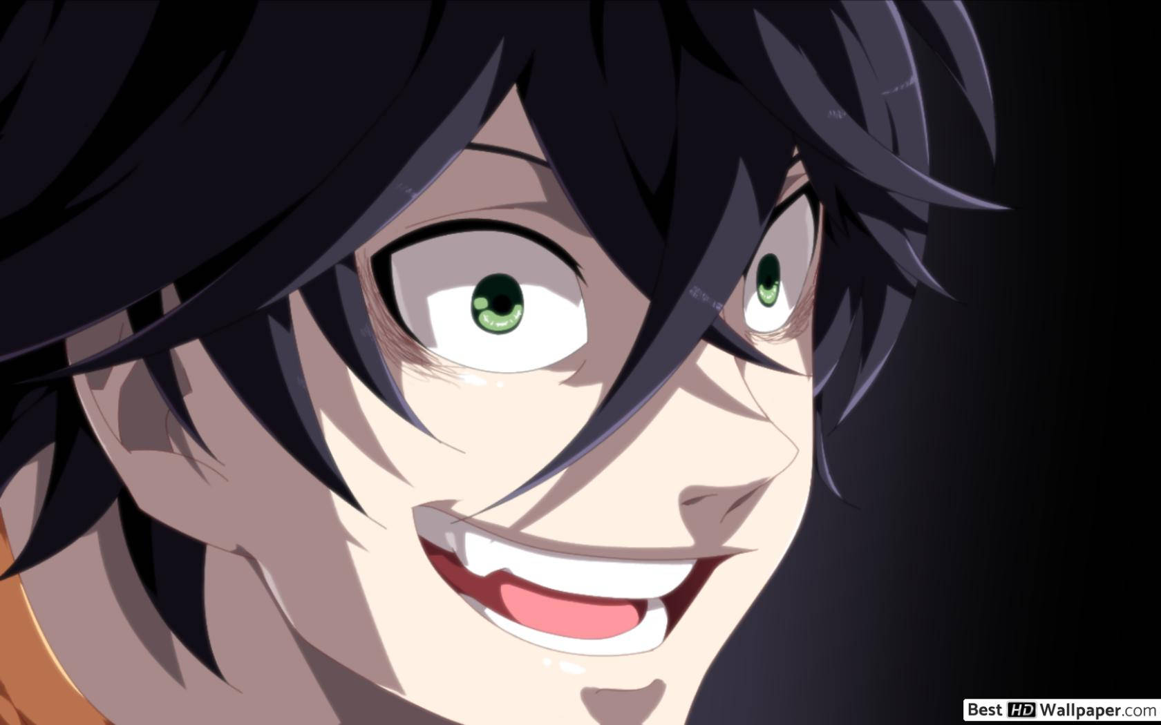 The Rising Of The Shield Hero Naofumi Creepy Smile Background