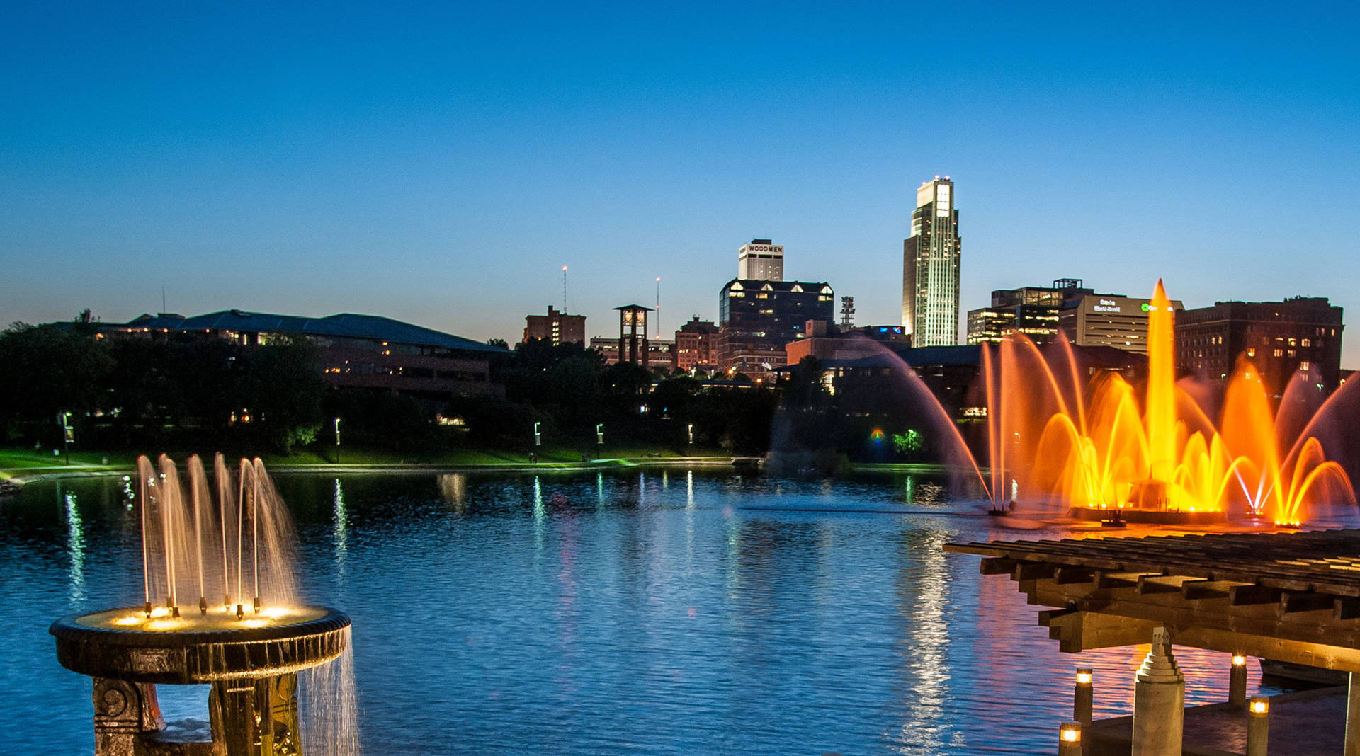 The Riverfront Omaha Water Show