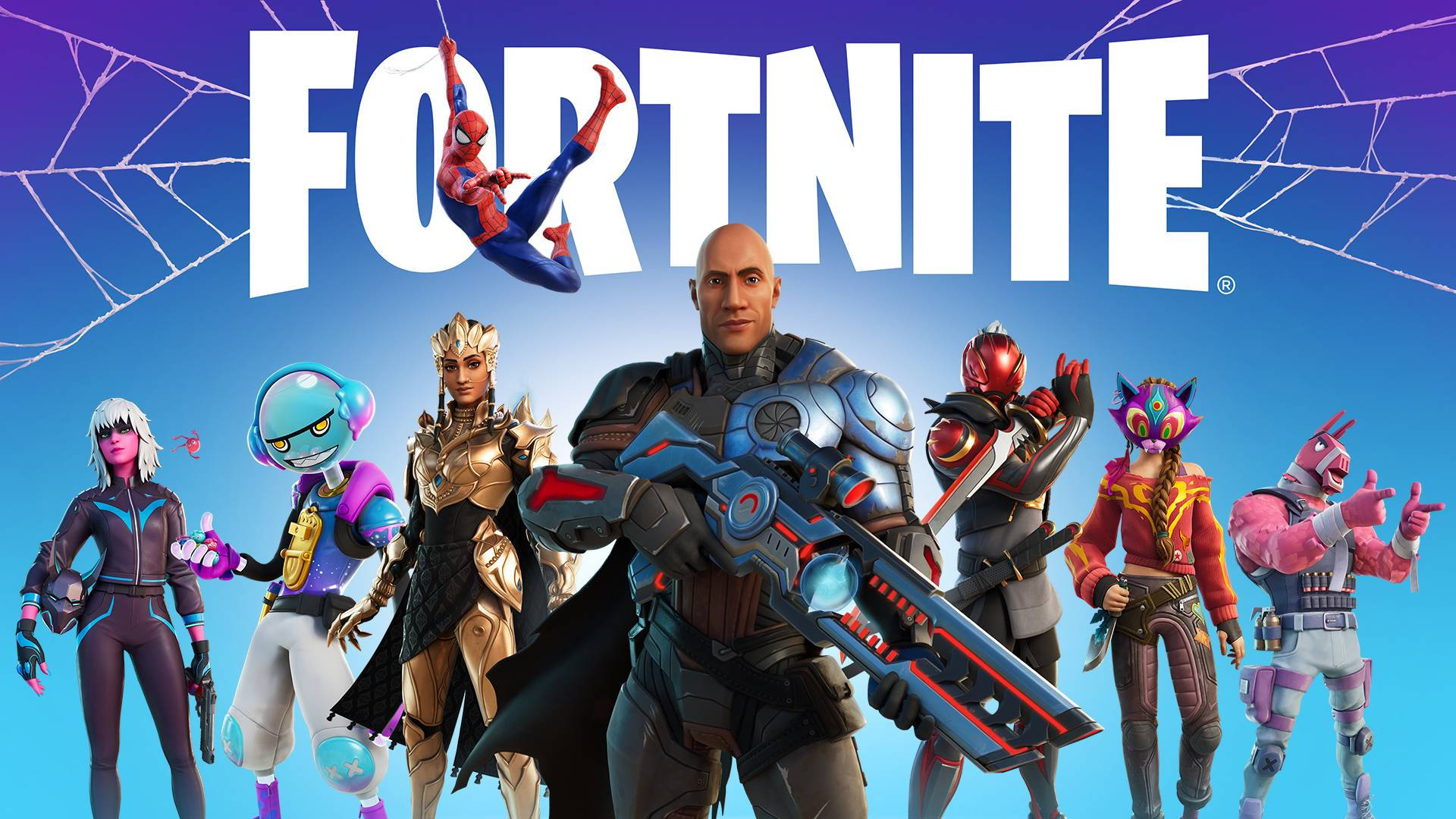 The Rock In Fortnite Background