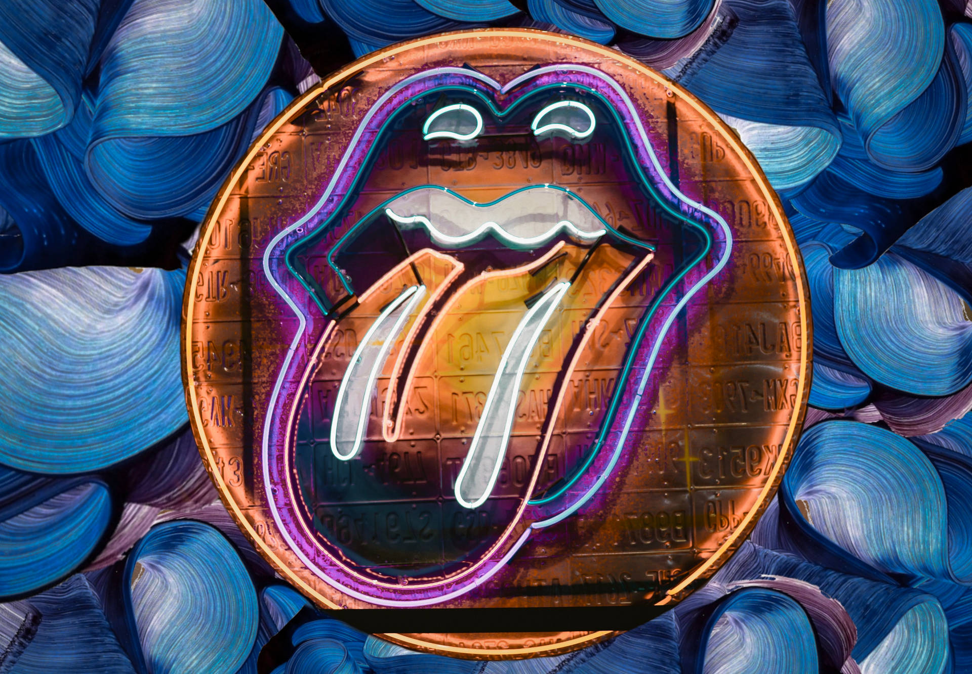The Rolling Stones Pop Art Background