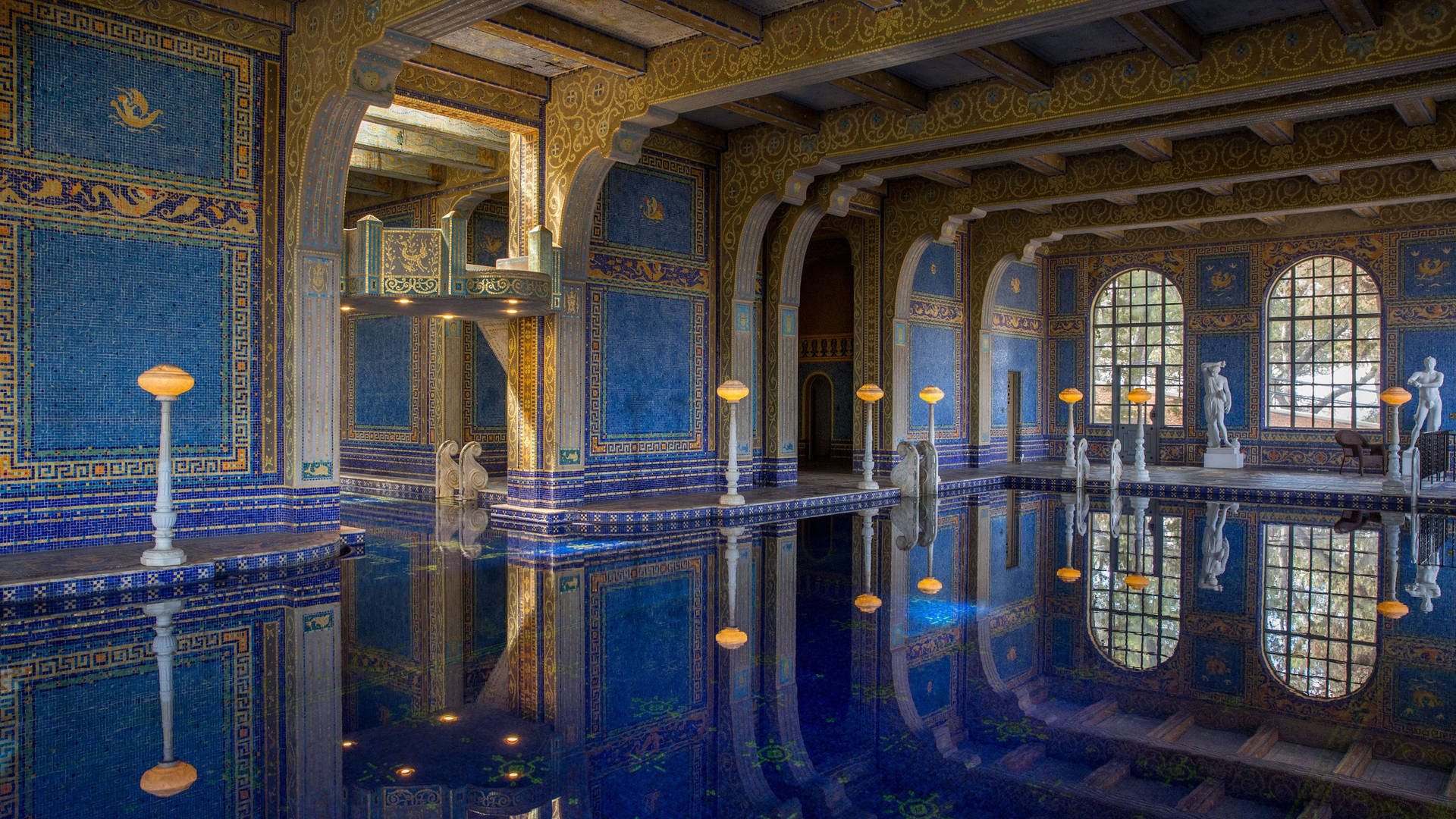 The Roman Pool In Hearst Castle