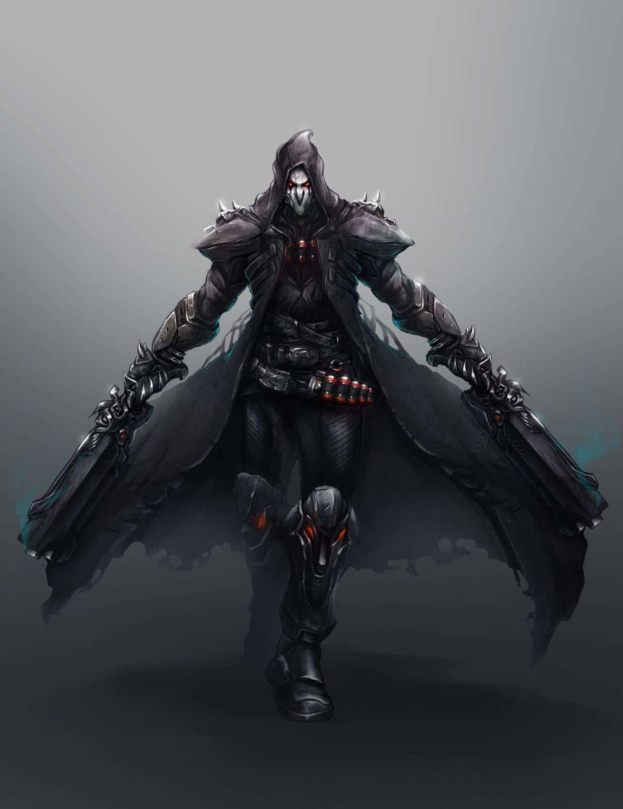 The Ruthless Reaper Ready For Battle Background