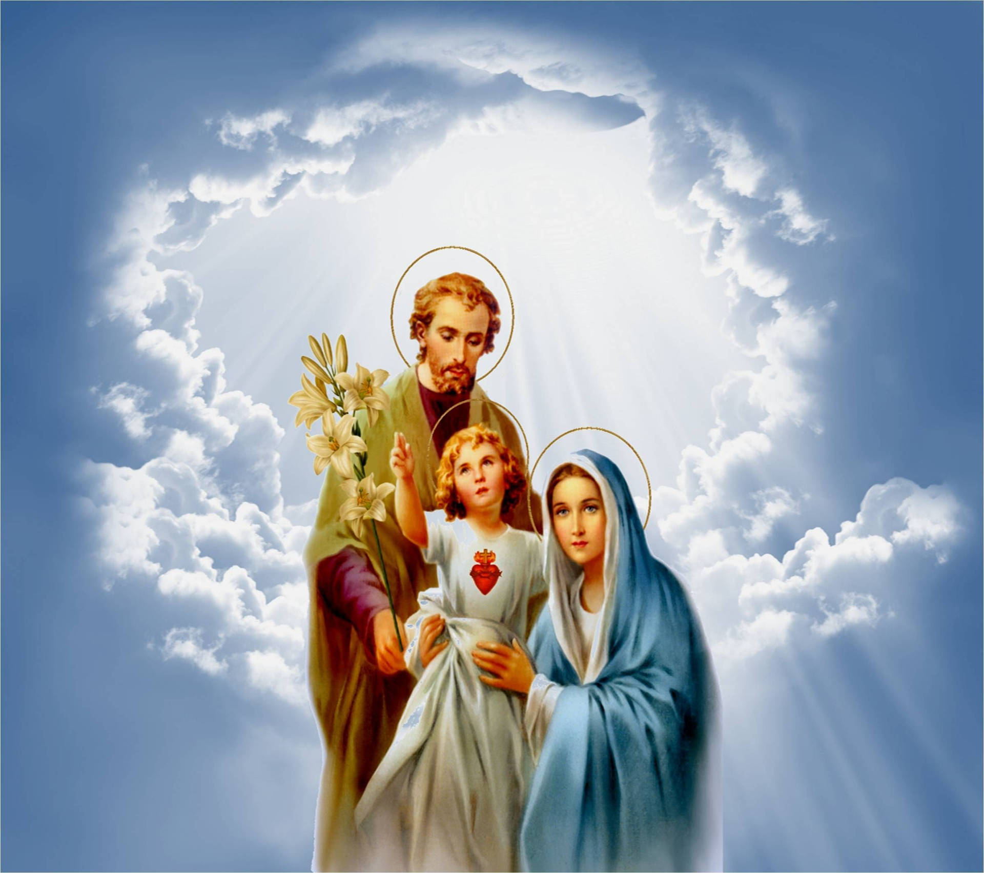 The Sacred Holy Family Background