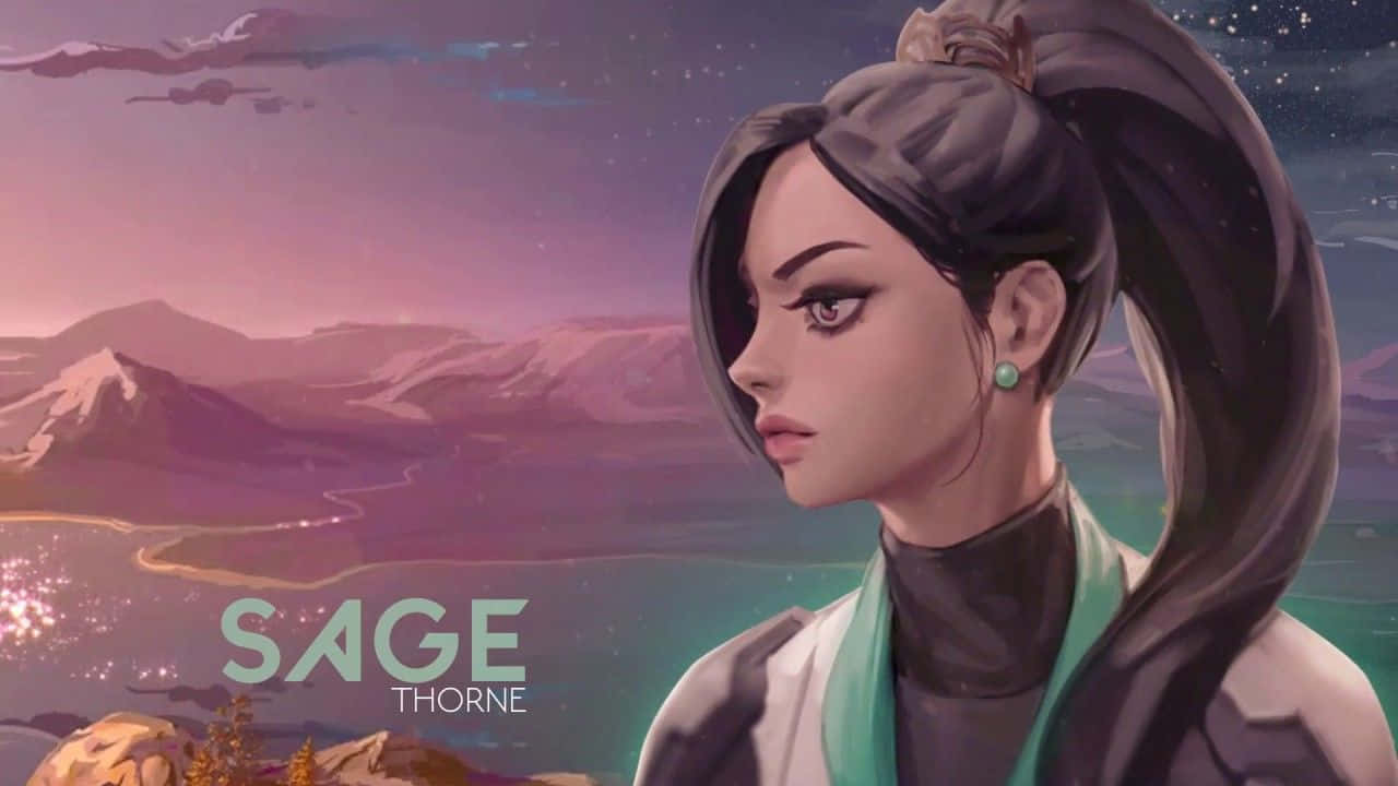 The Sage Of Valorant Background