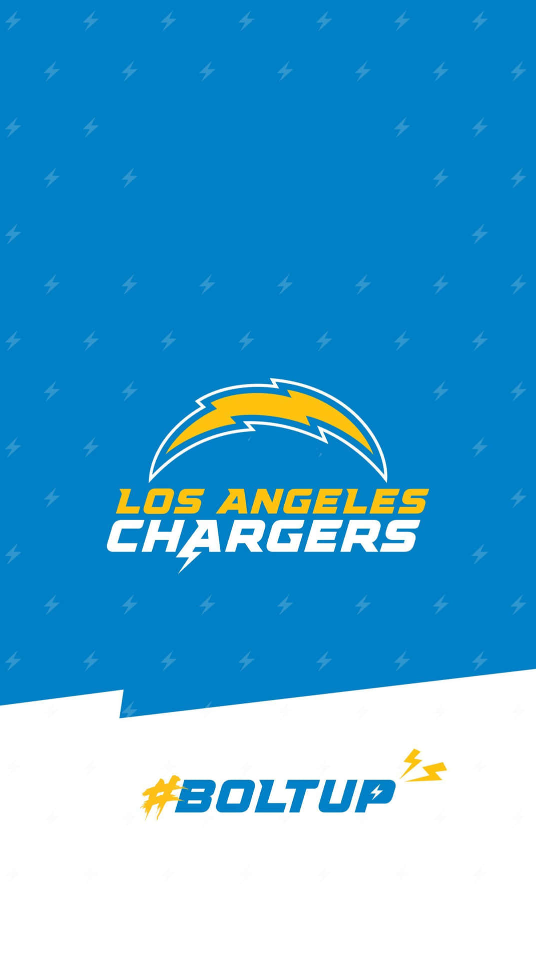 The San Diego Chargers Power Through The Field! Background