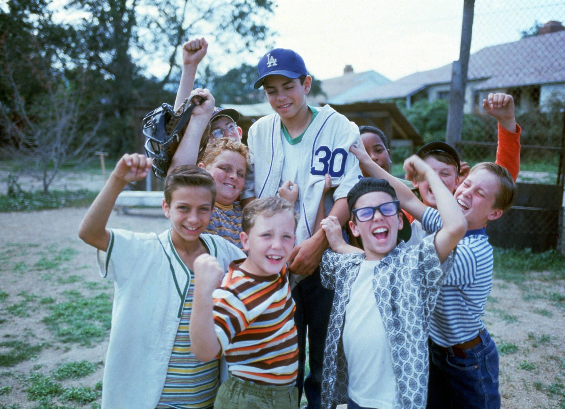 The Sandlot Fans - An Iconic Movie Generation Background