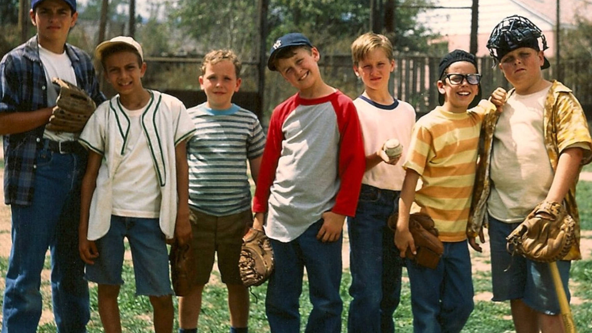 The Sandlot Kids Together Background