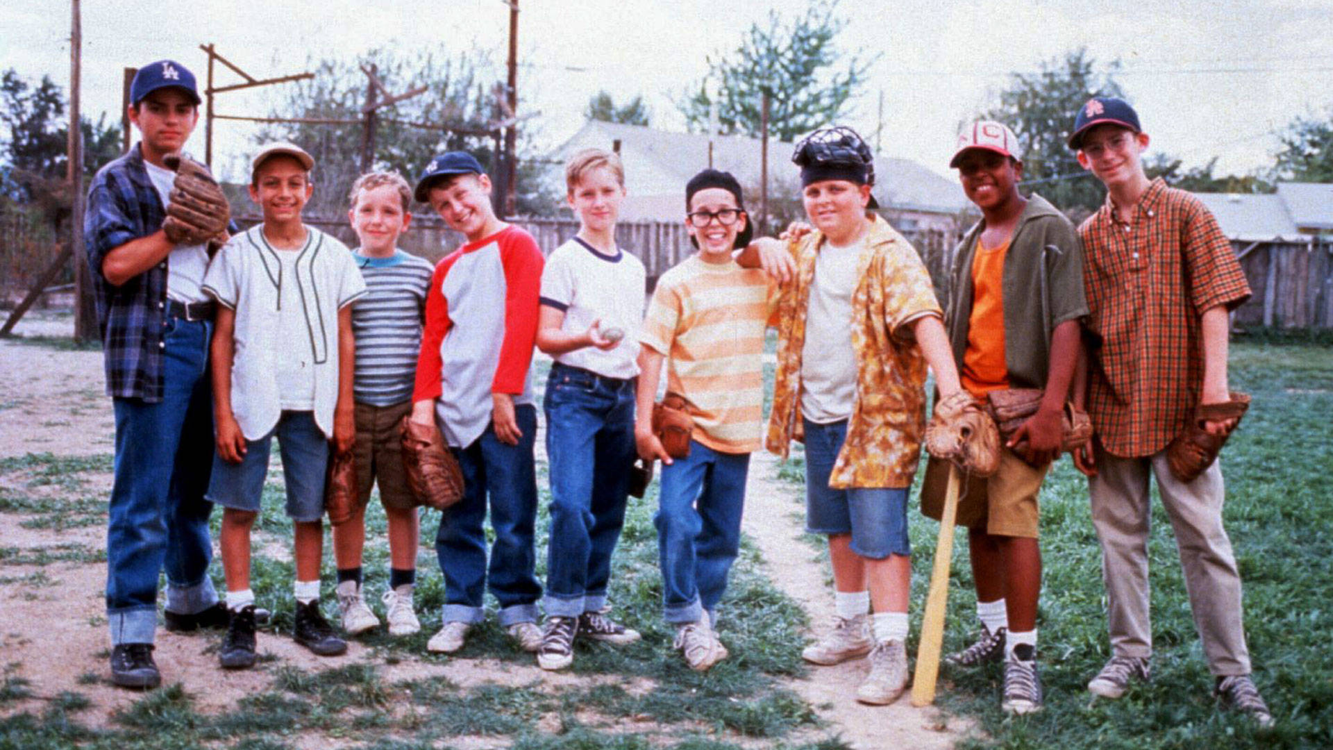 The Sandlot - Memorable Baseball Neighborhood Memories Background