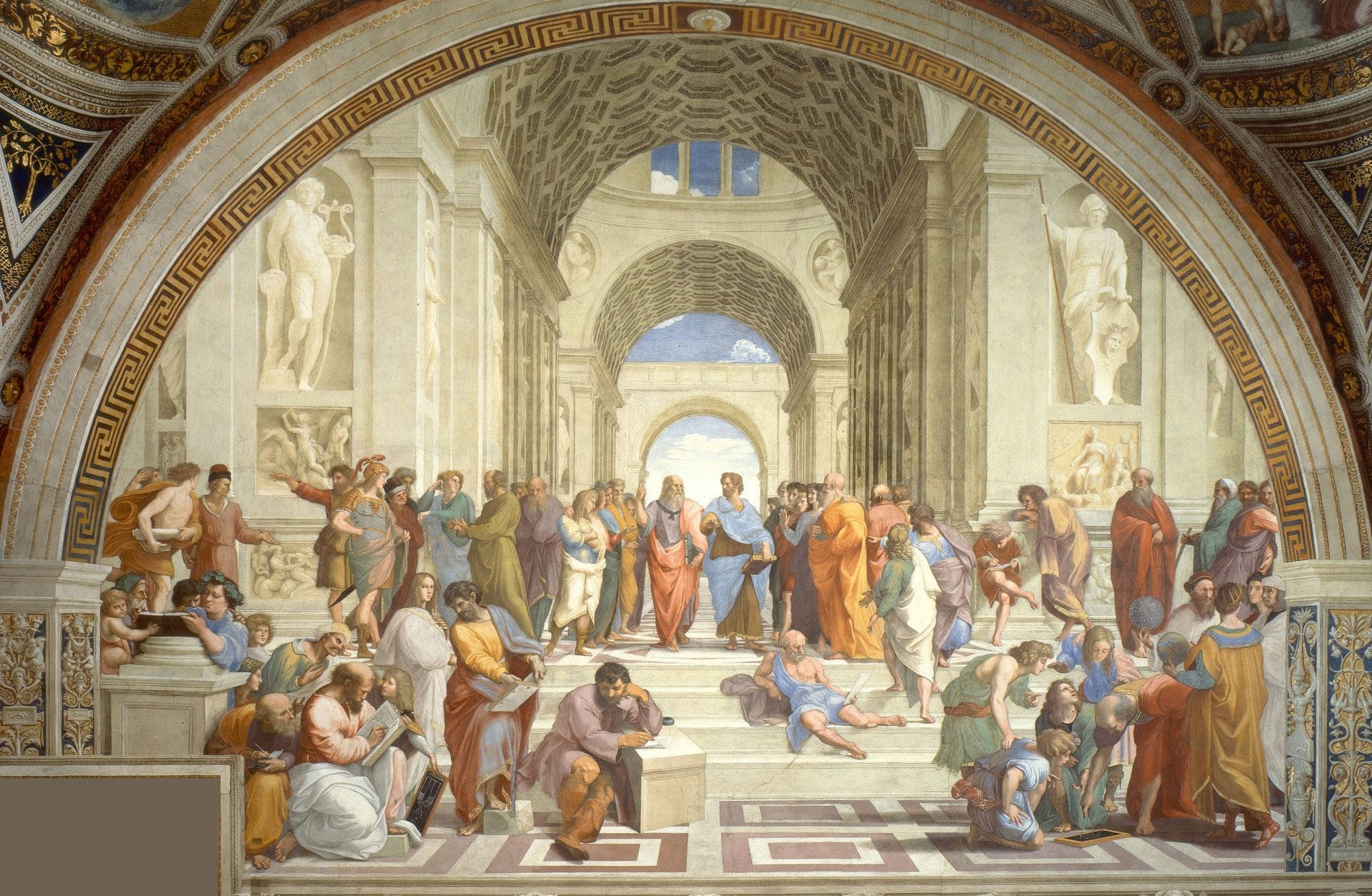 The School Of Athens Background