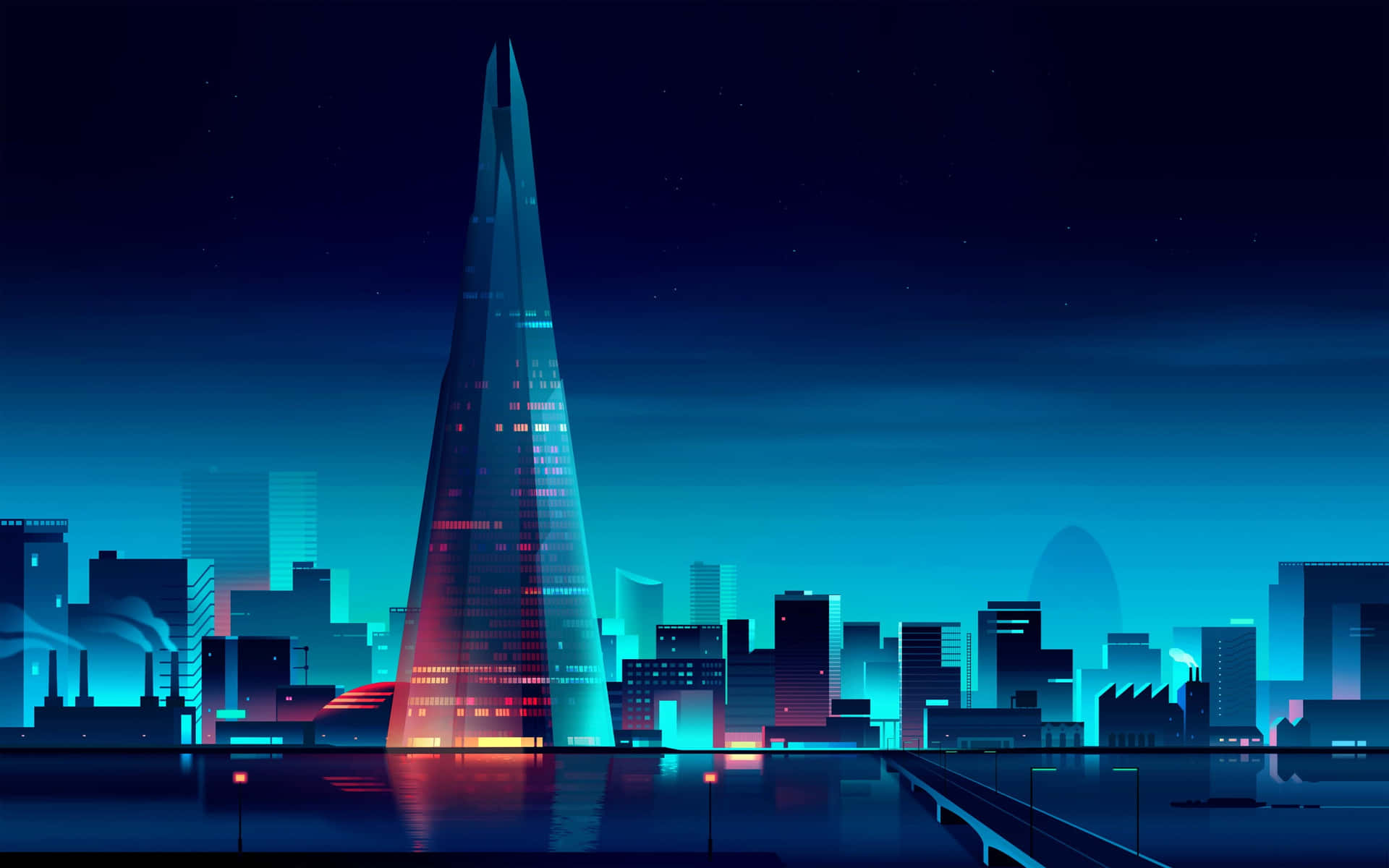 The Shard Digital Art Background