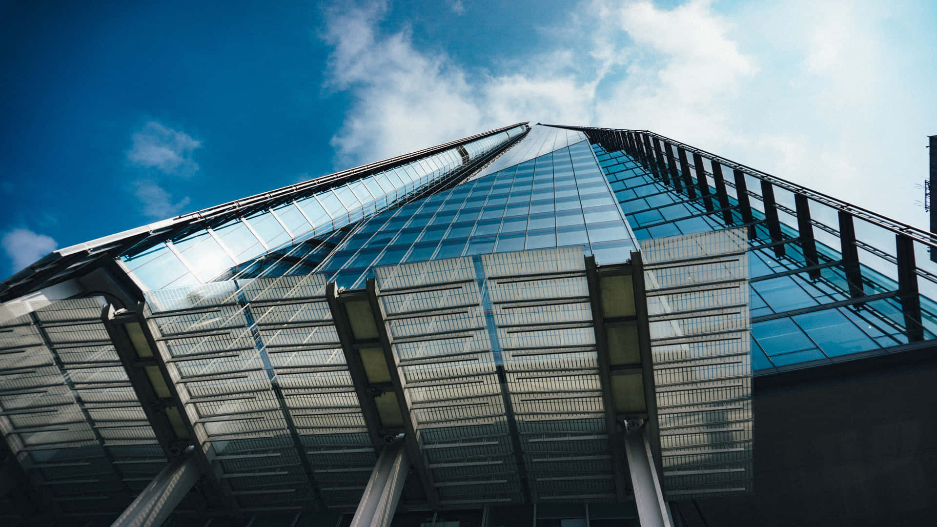 The Shard From Below Background