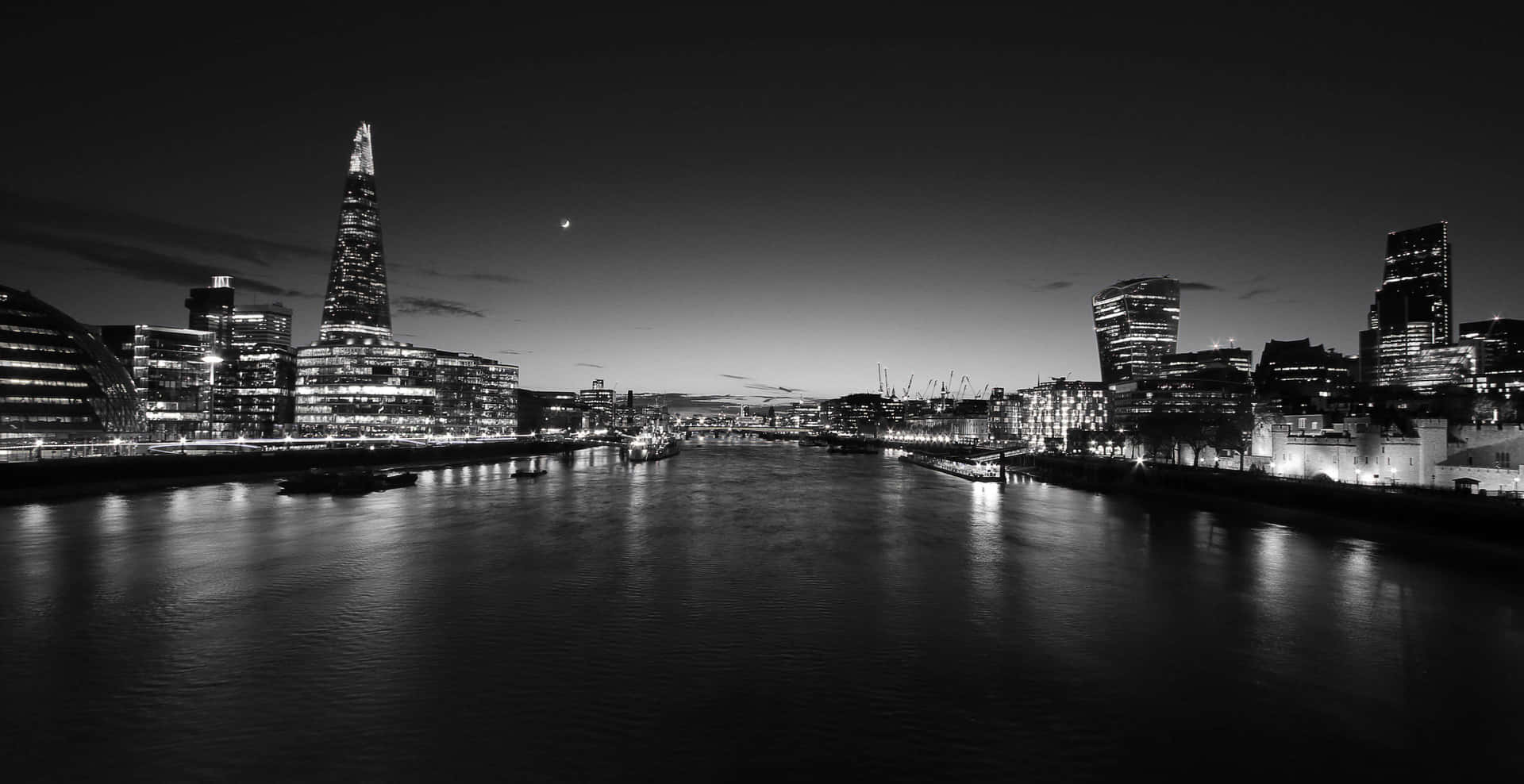 The Shard From London City View Background