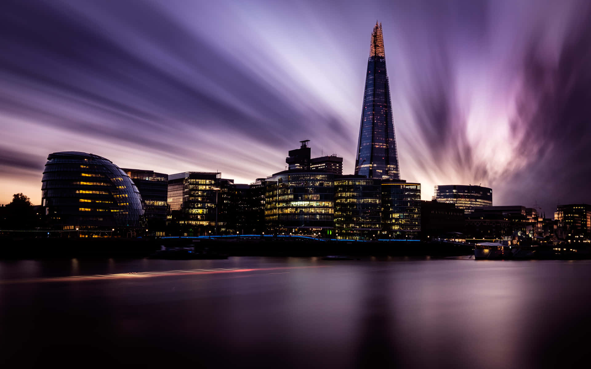 The Shard Purple Aesthetic Photography