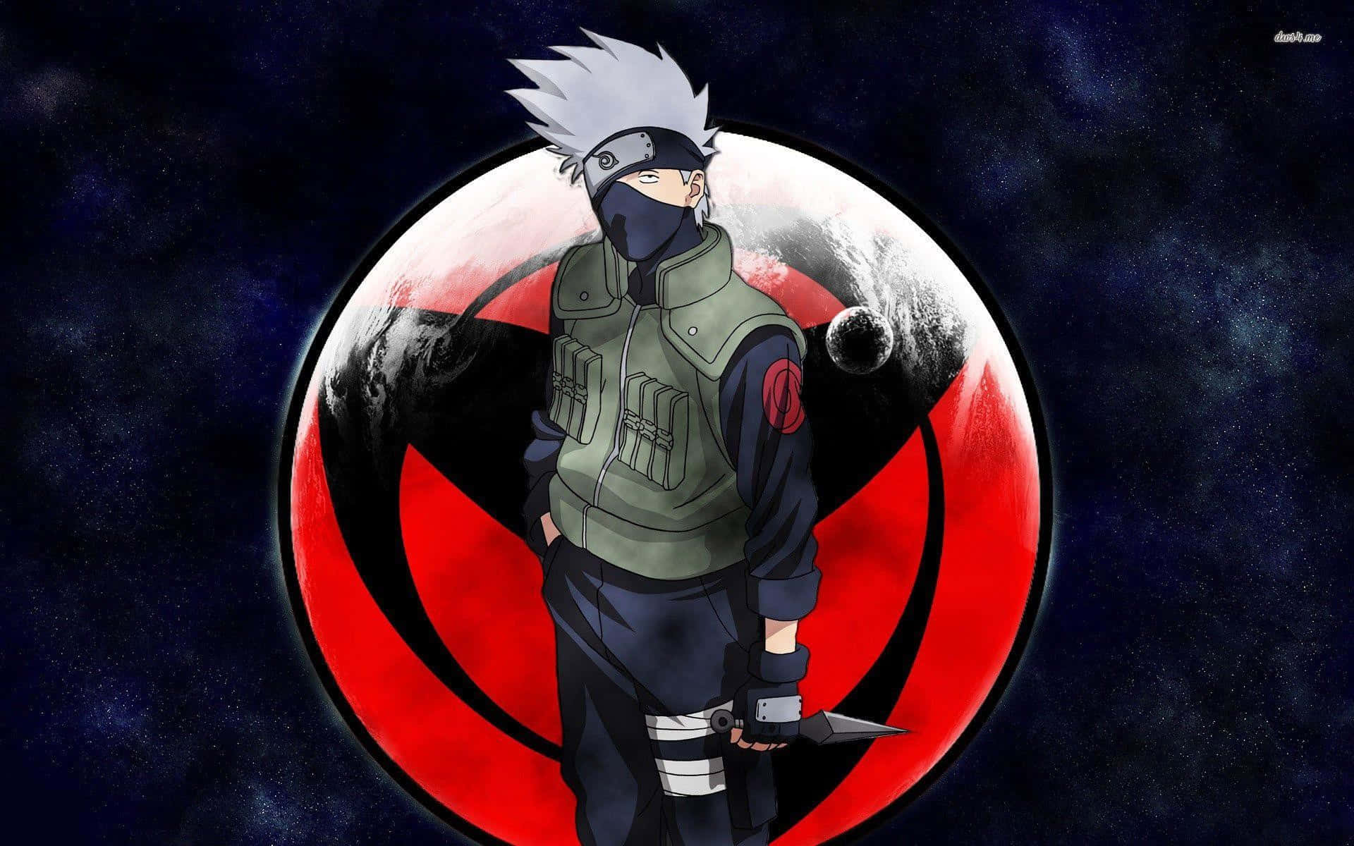 The Sharingan Force Of Kakashi Susanoo Background