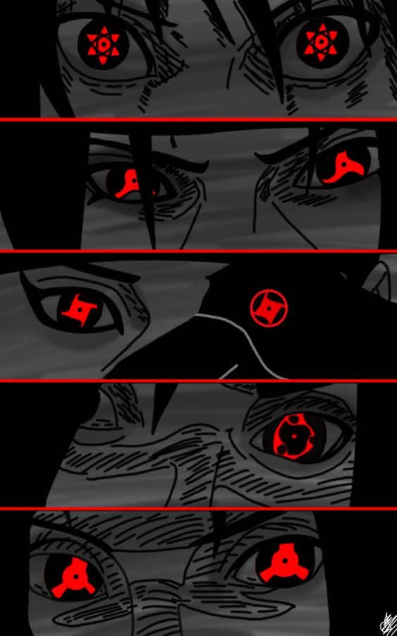 The Sharingan – The Power Of Naruto's Eyes Background