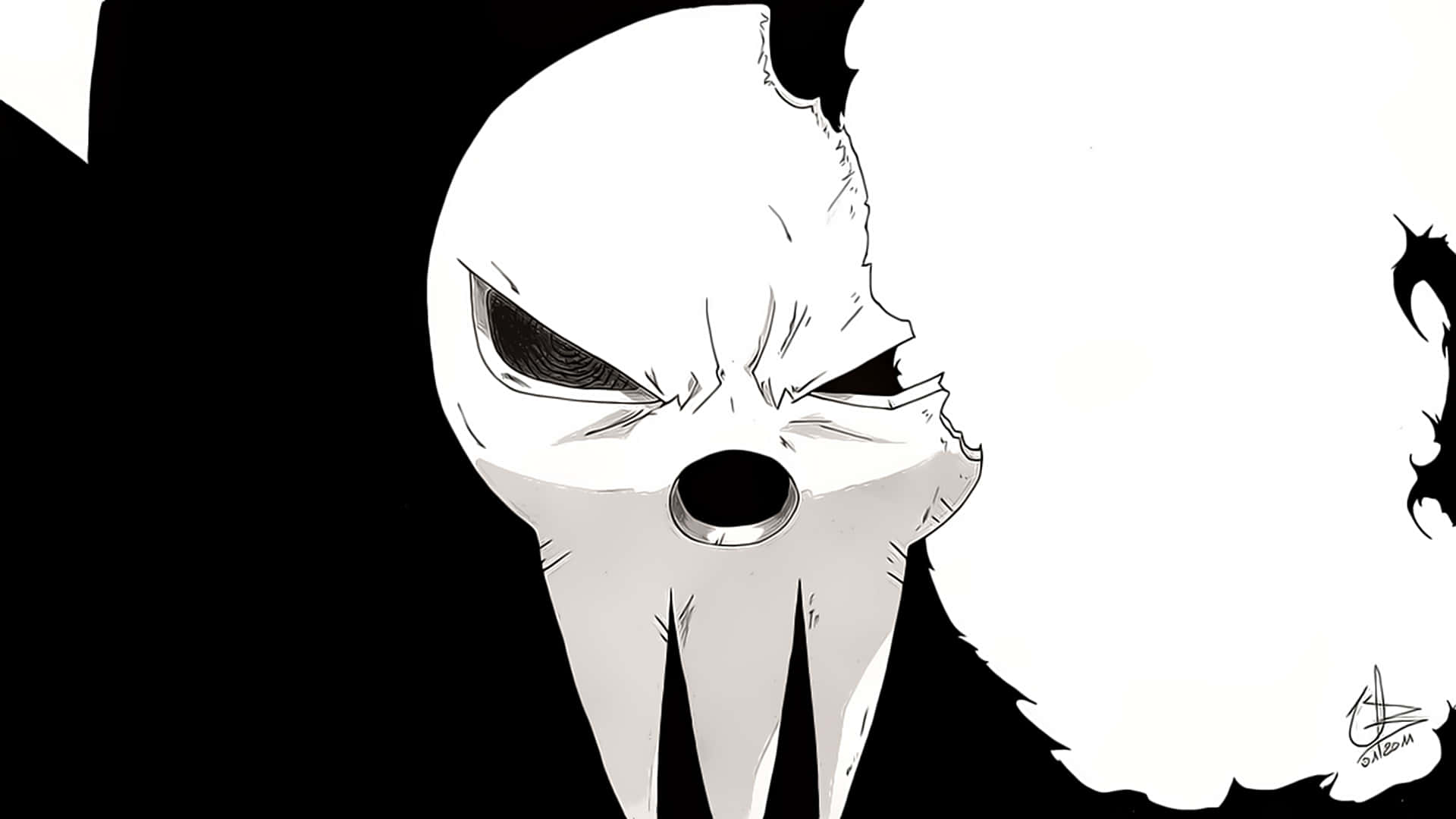 The Shinigami, Street Spirit, Or Grim Reaper Of Japanese Folklore Background