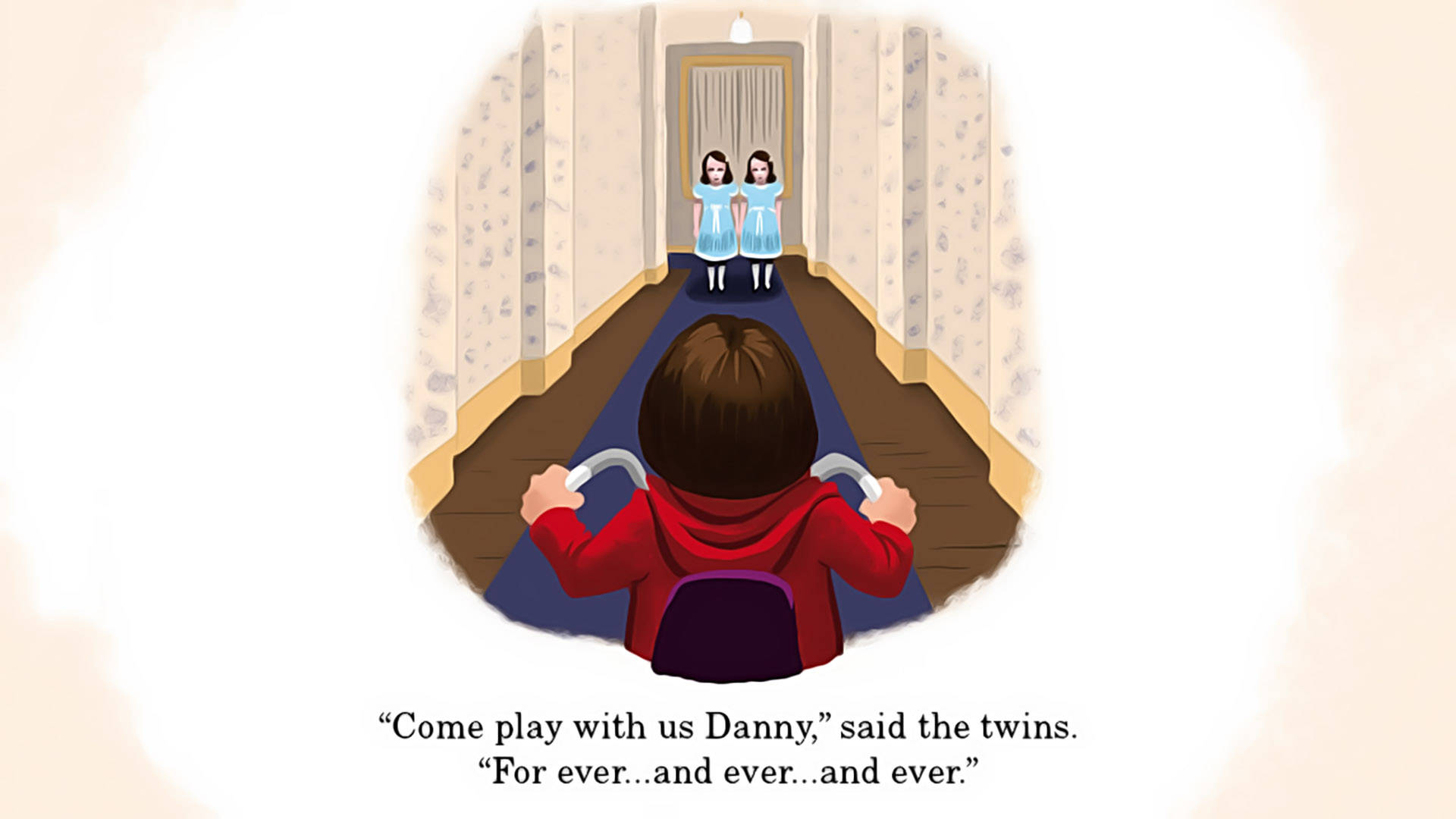The Shining Danny Meets Twins Background