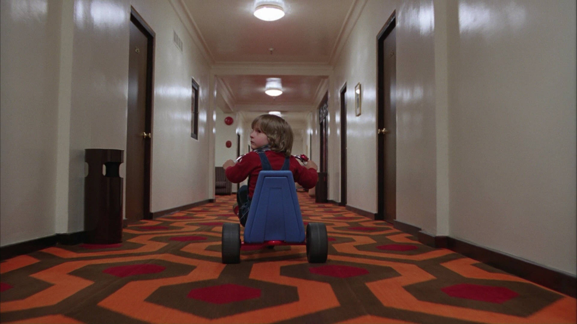 The Shining Danny Riding Tricycle Background