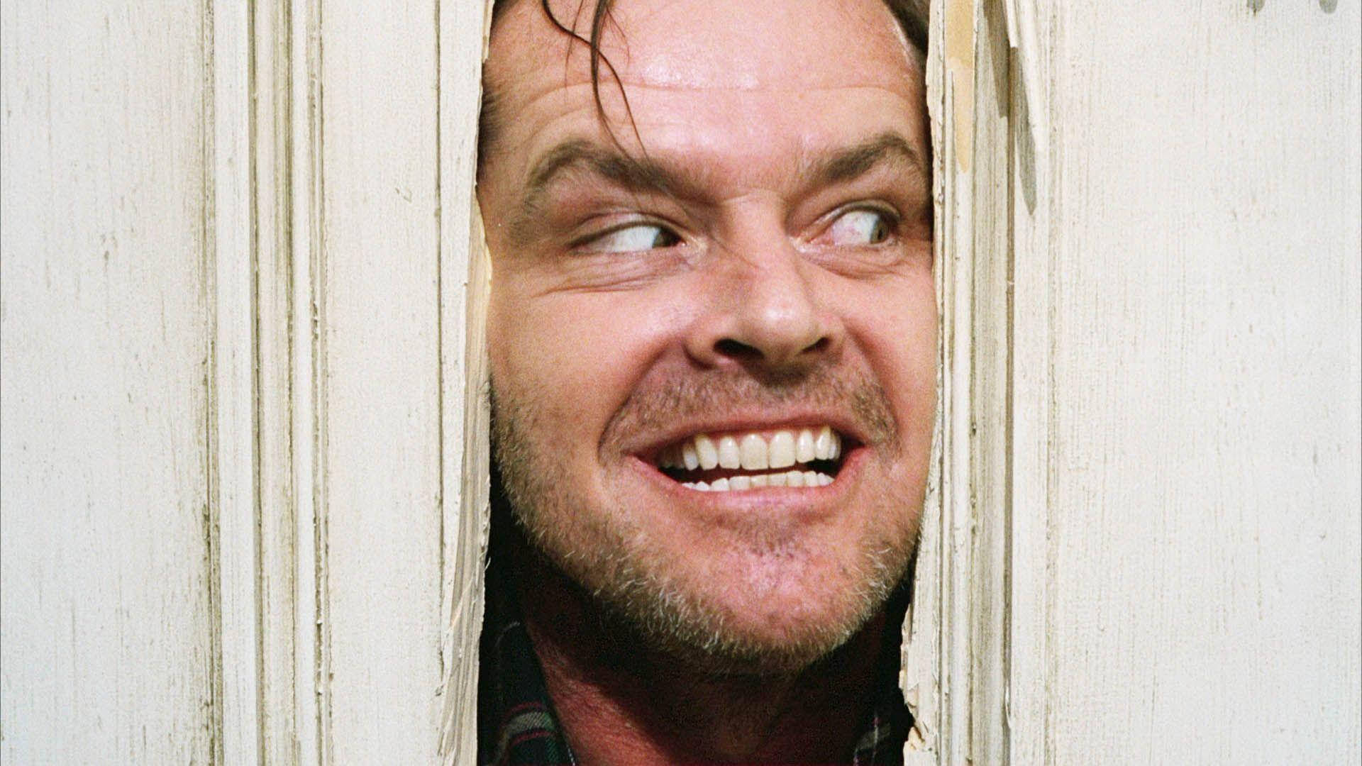The Shining Jack And Door Background