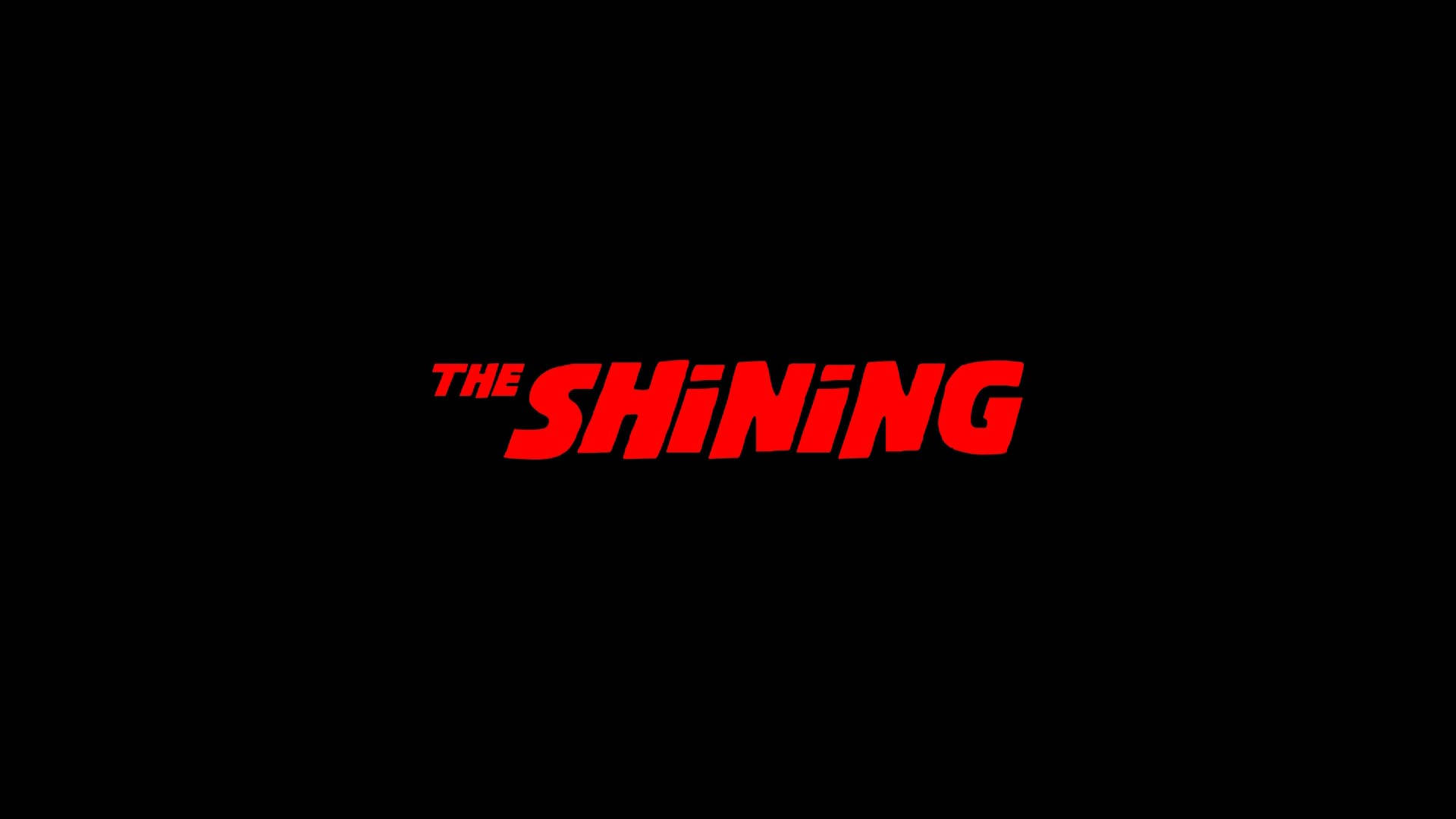 The Shining Text Poster Background