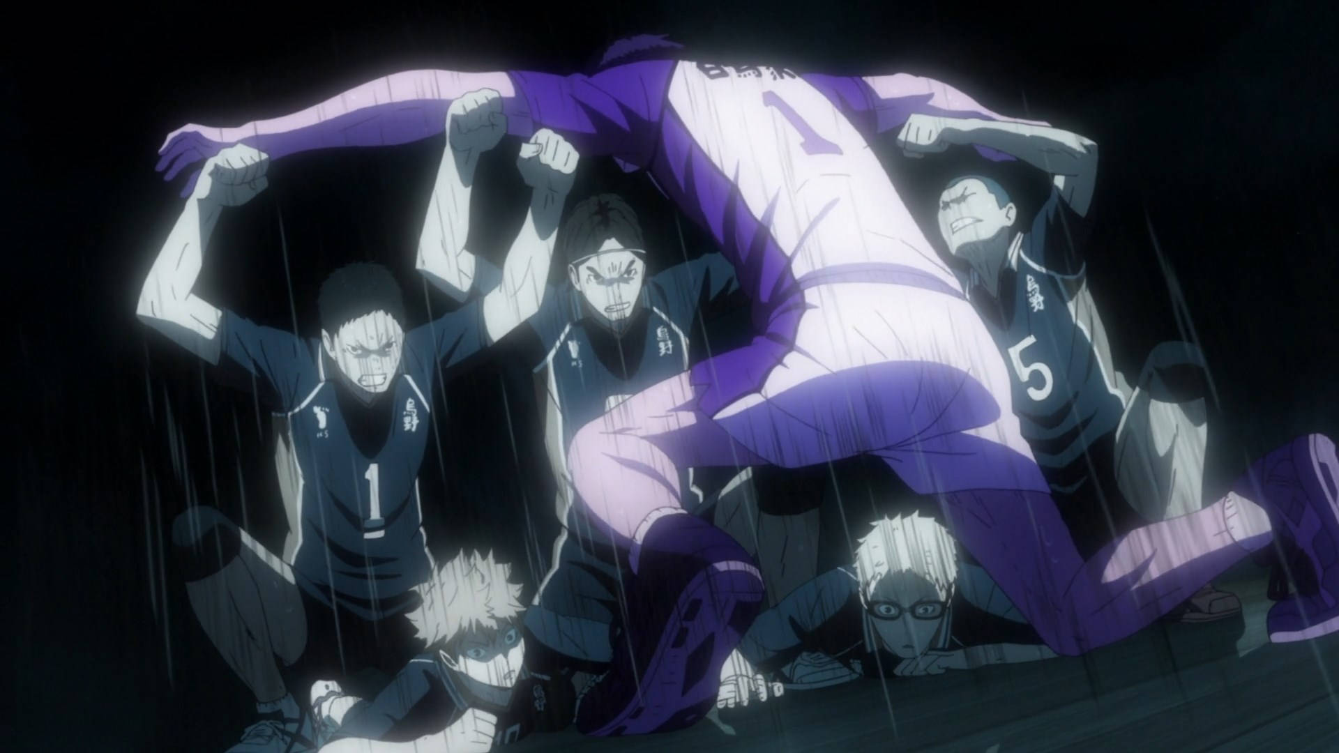 The Shiratorizawa High School Basketball Team Background