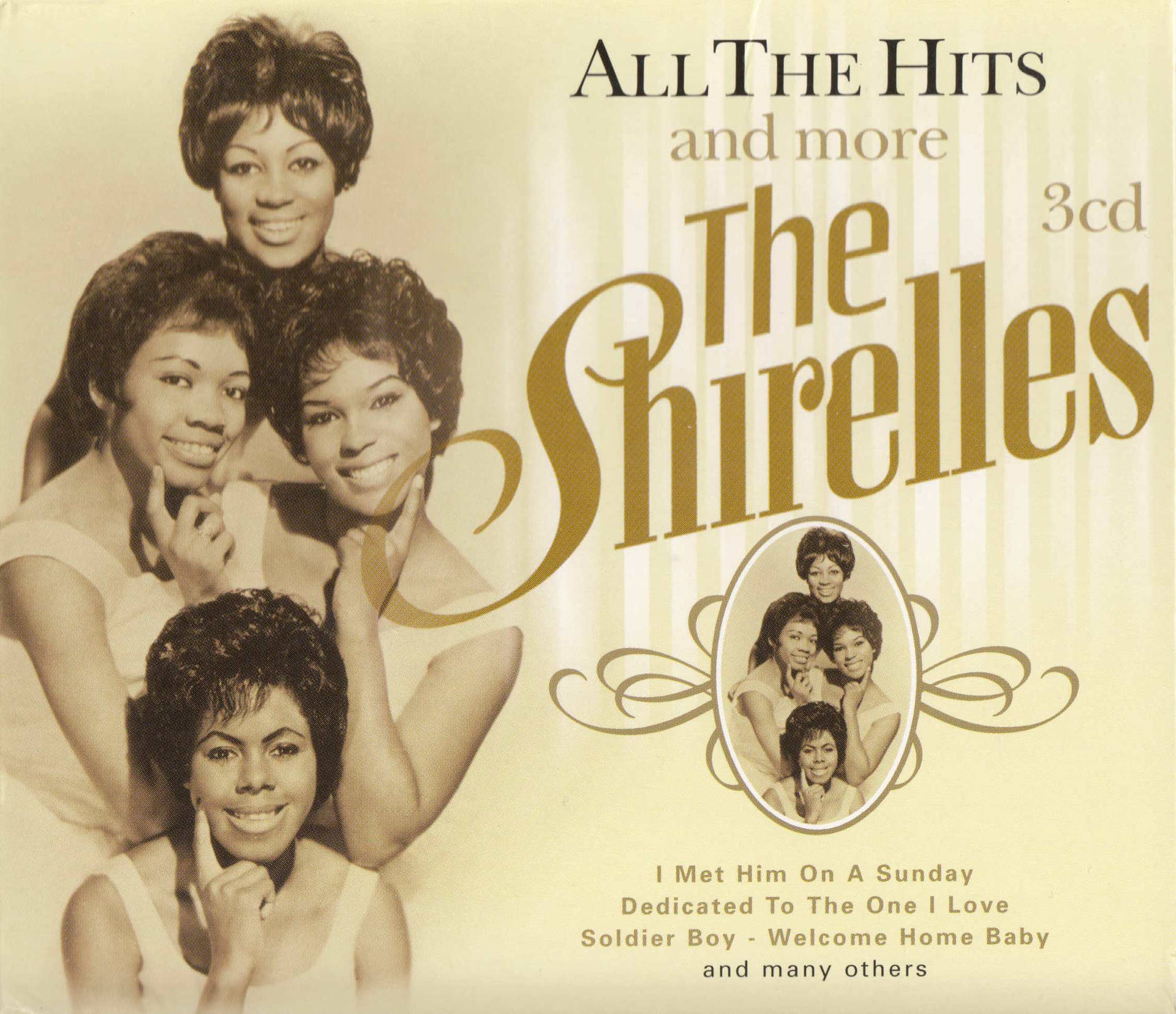 The Shirelles All The Hits And More 2009 Cd Cover Background