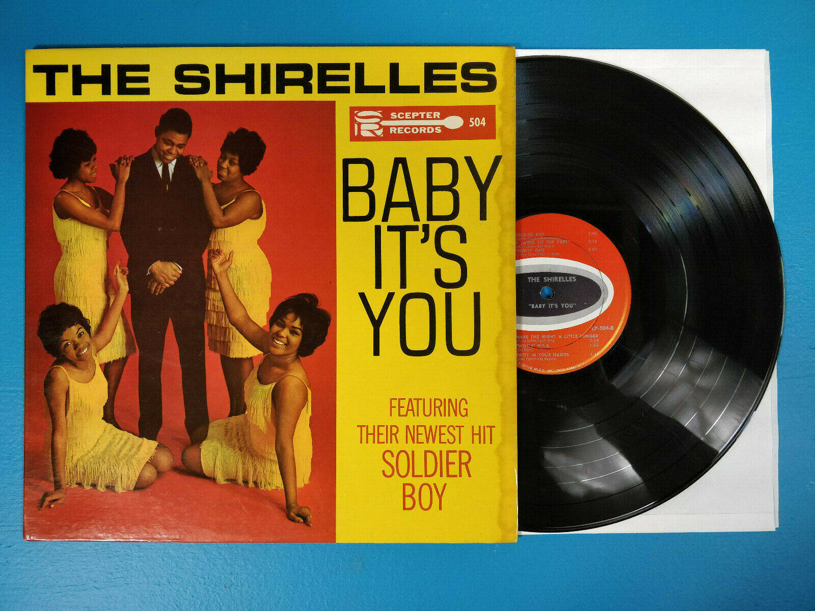 The Shirelles Baby It's You 1962 Album Vinyl Background