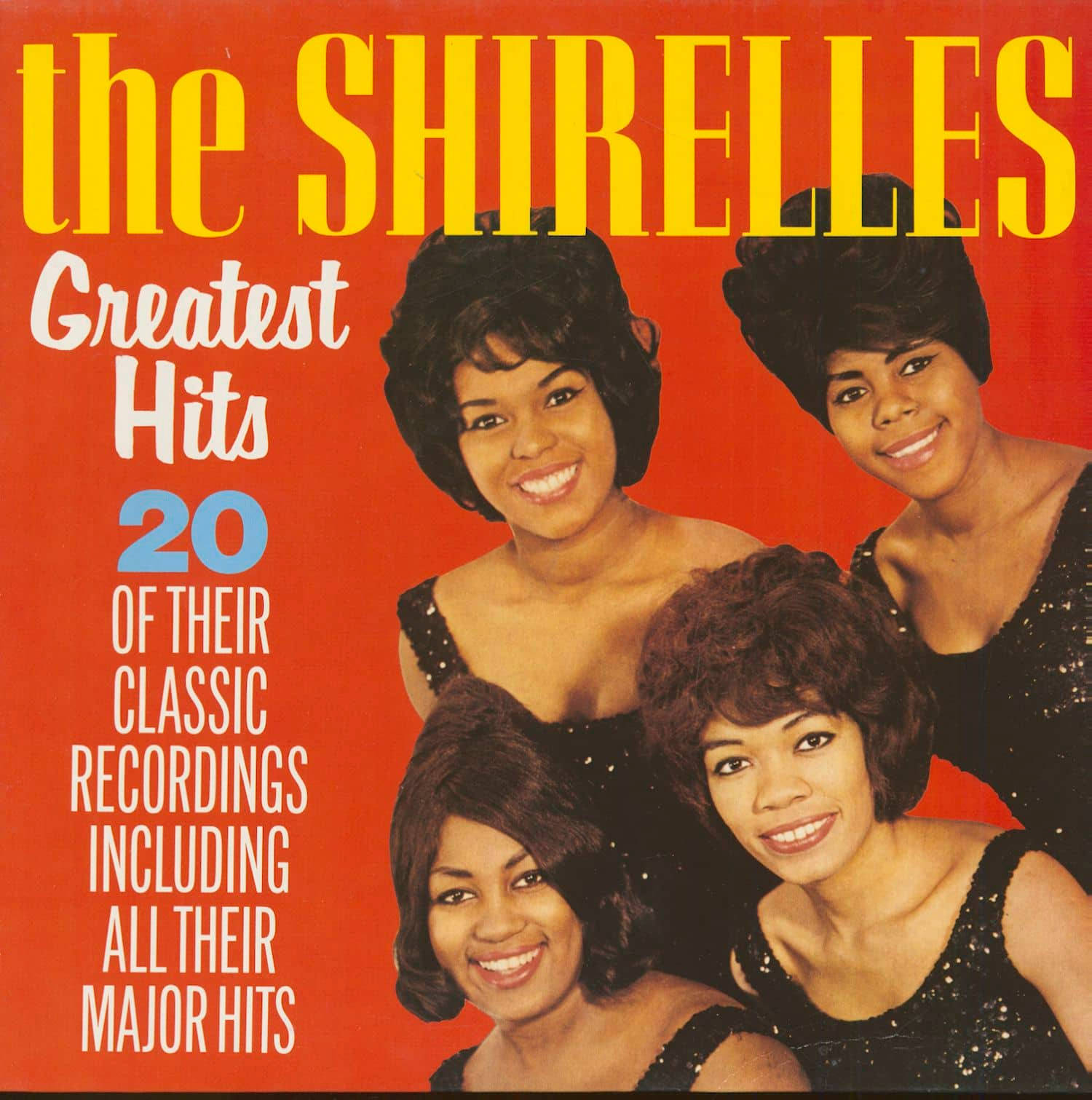 The Shirelles - Greatest Hits Album Cover Background