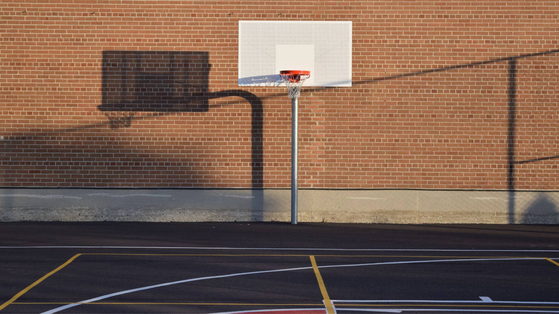 The Silence Before The Storm At The Basketball Court