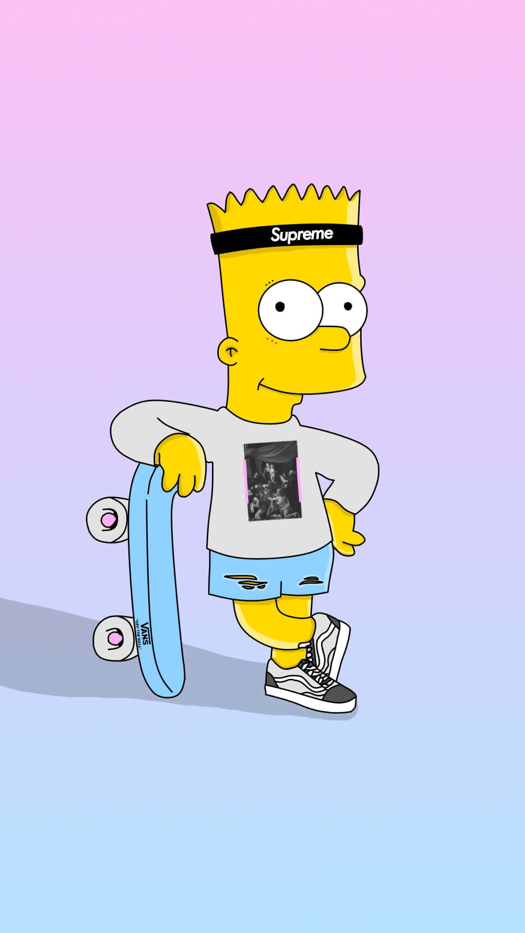 The Simpsons Bart Supreme Cartoon Background