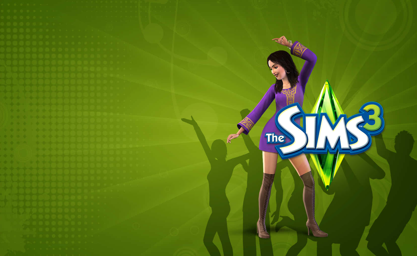 The Sims 3 Dancing Girl Background