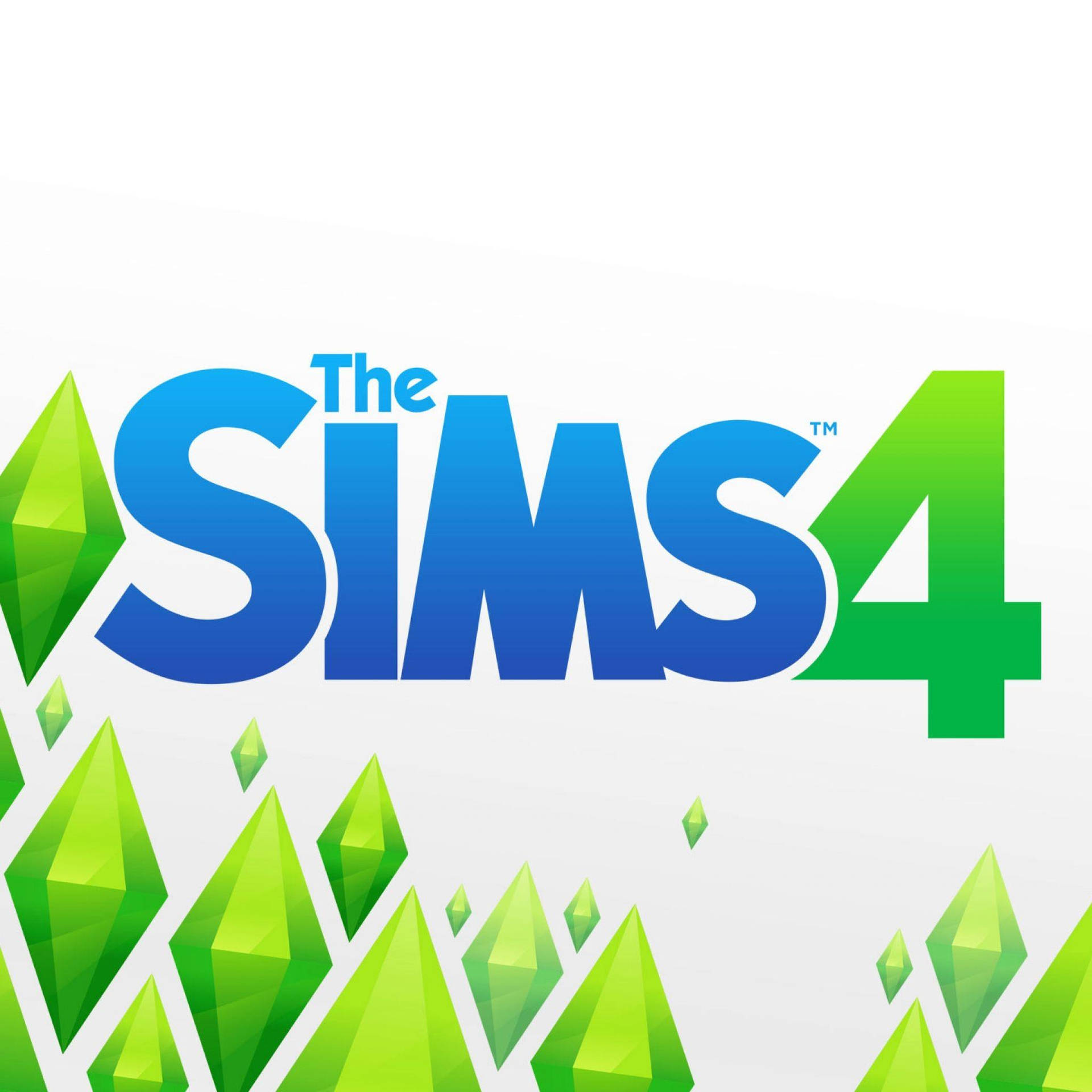 The Sims 4 Logo Background