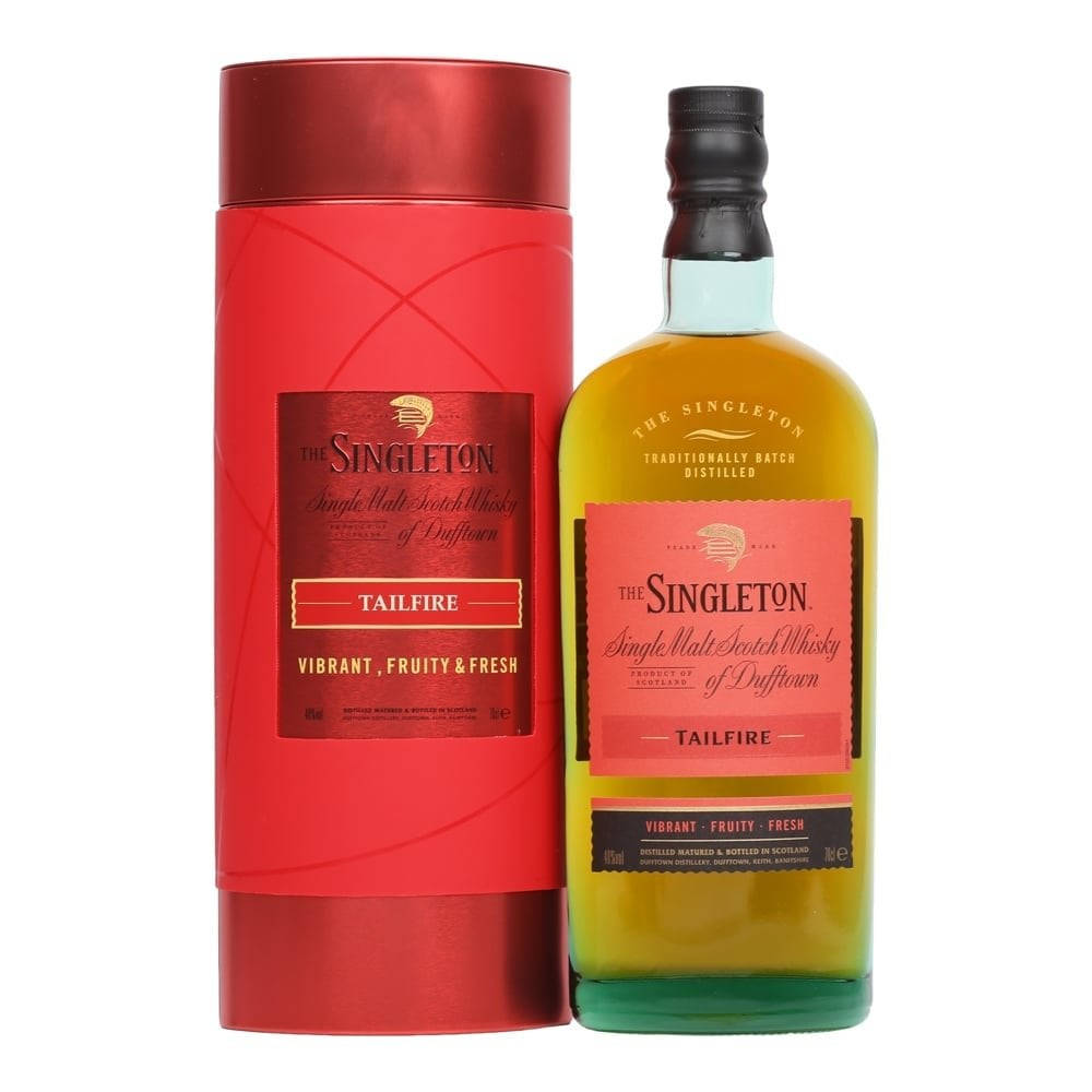 The Singleton Of Dufftown Tailfire Speyside Single Malt Scotch Whisky Background