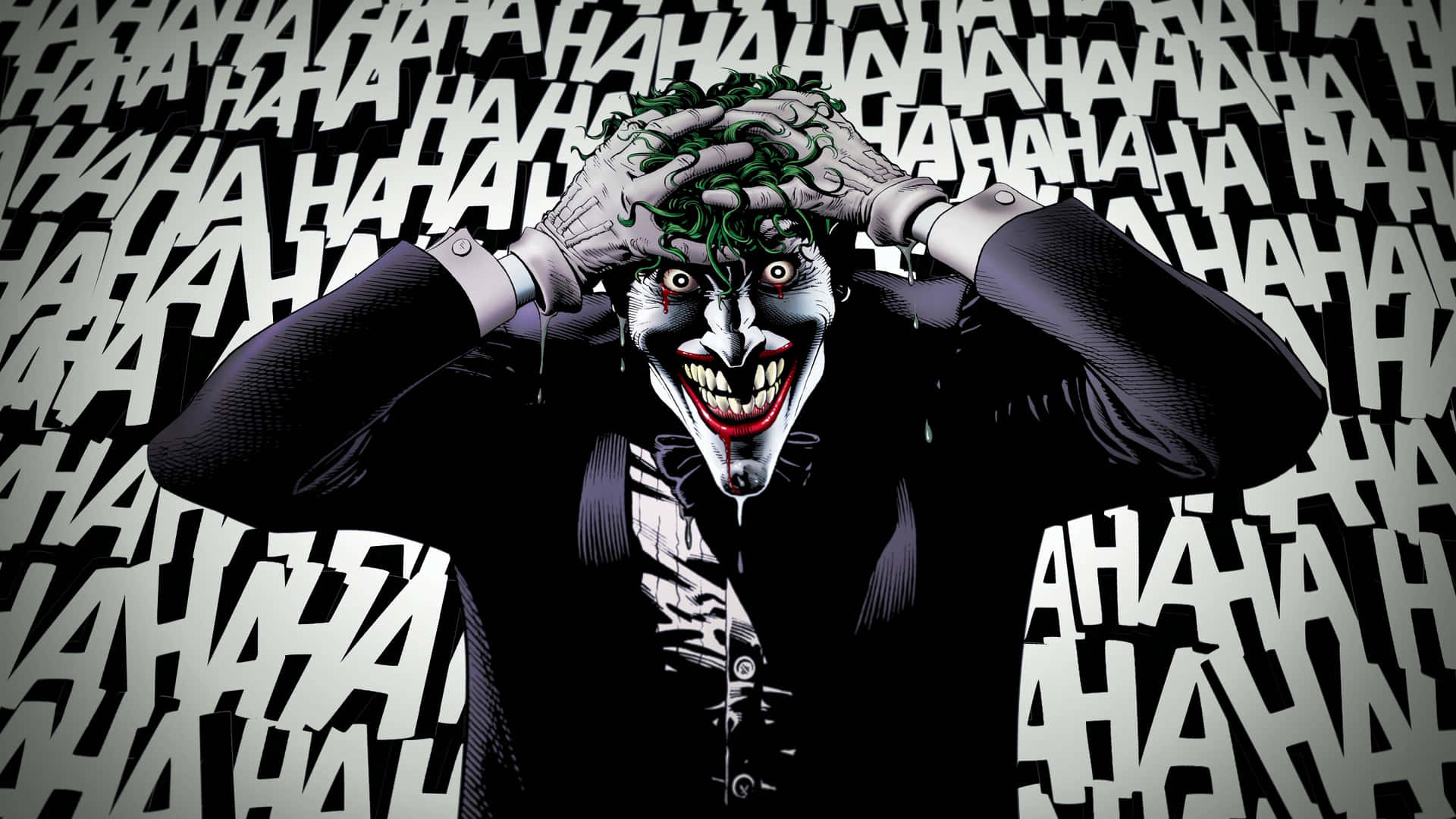 The Sinister Laugh Of The Joker Background