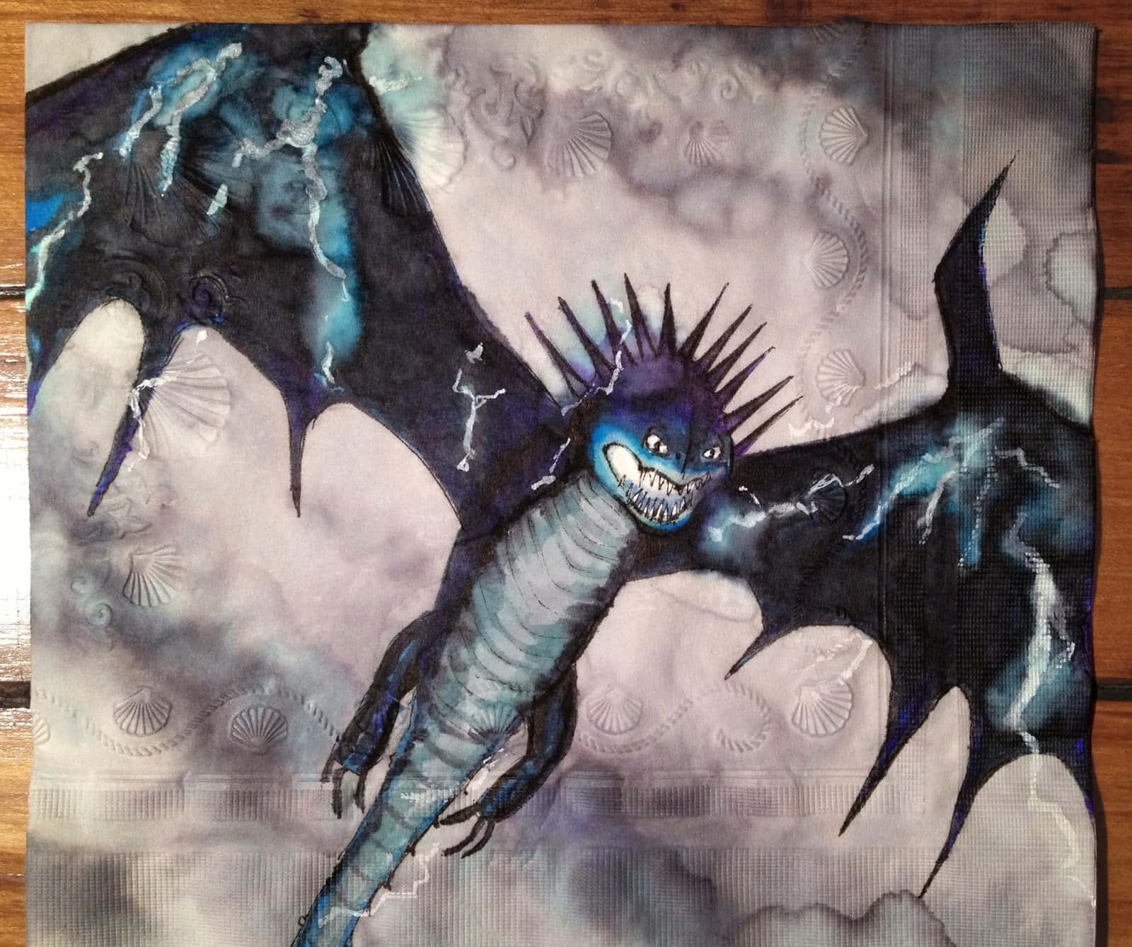 The Skrill From Dragons Riders Of Berk Background