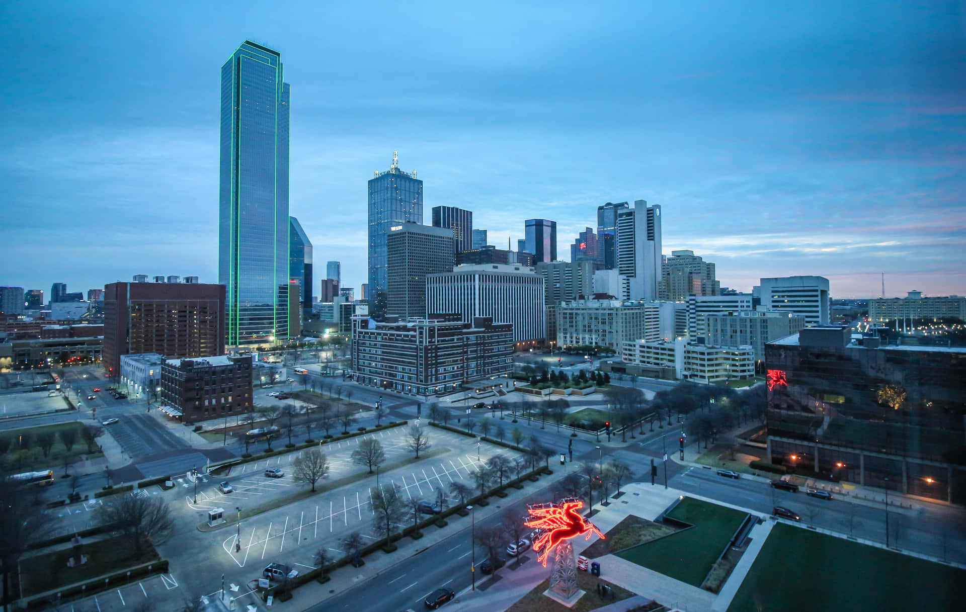 The Skyline Of Dallas, Texas