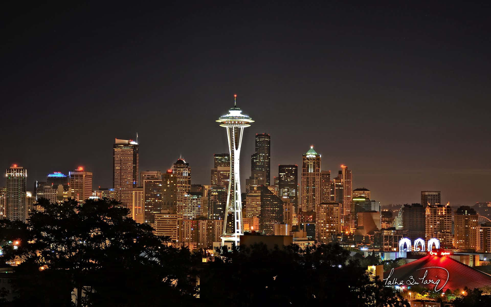 The Skyline Of Seattle, Washington Background