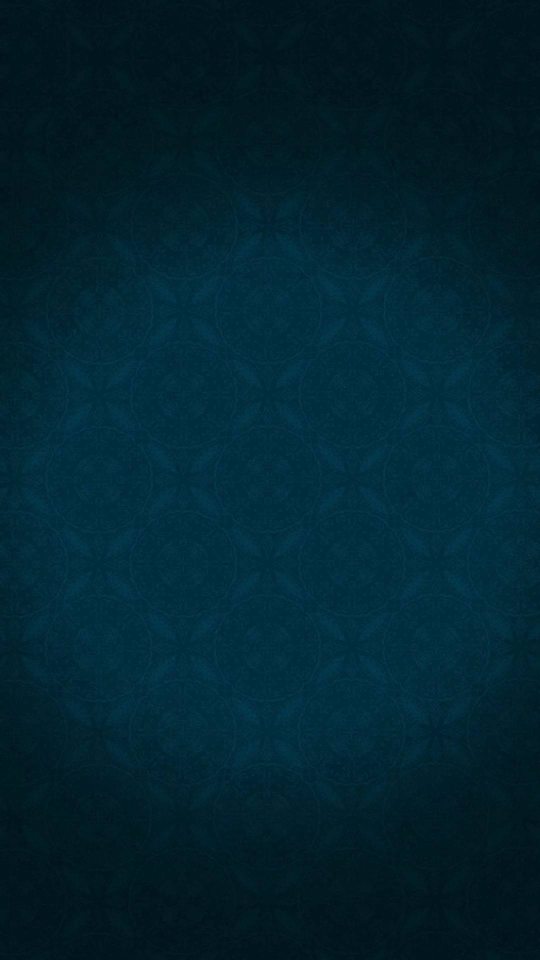 The Sleek And Stylish Design Of The Dark Blue Iphone Background